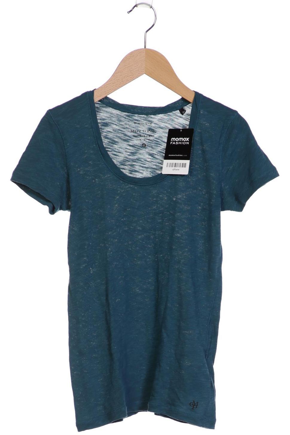 

Marc O Polo Damen T-Shirt, türkis, Gr. 34