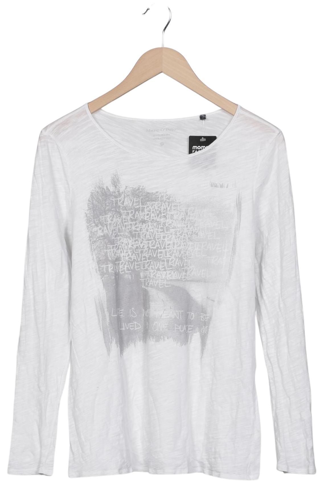 

Marc O Polo Damen Langarmshirt, weiß, Gr. 36