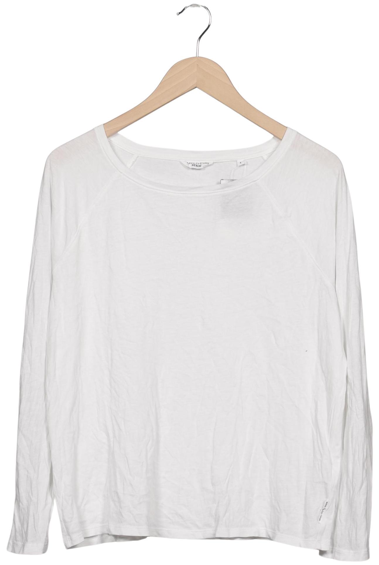 

Marc O Polo Damen Langarmshirt, weiß, Gr. 36