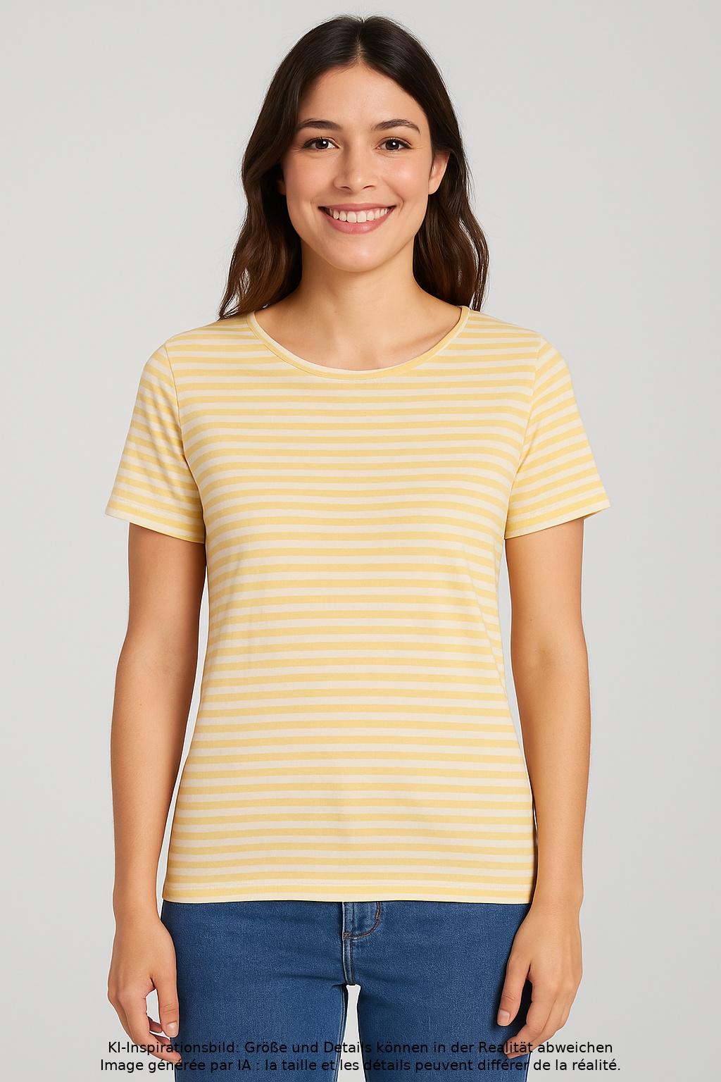 

Marc O Polo Damen T-Shirt, mehrfarbig, Gr. 42