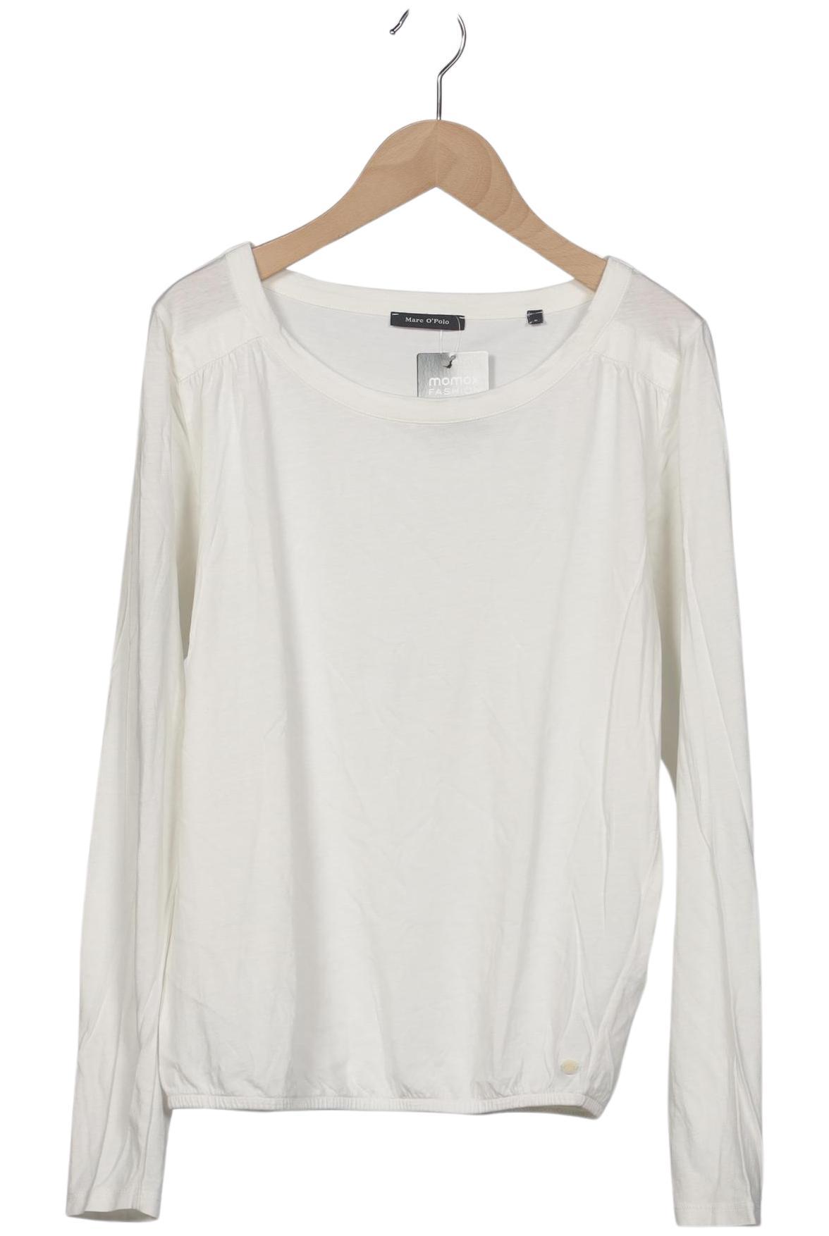 

Marc O Polo Damen Langarmshirt, weiß, Gr. 38