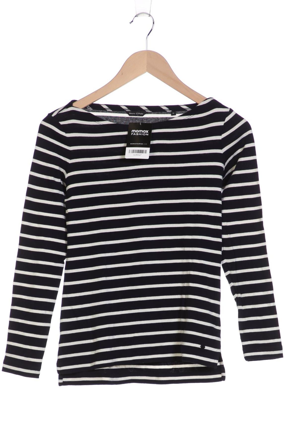 

Marc O Polo Damen Langarmshirt, marineblau, Gr. 34