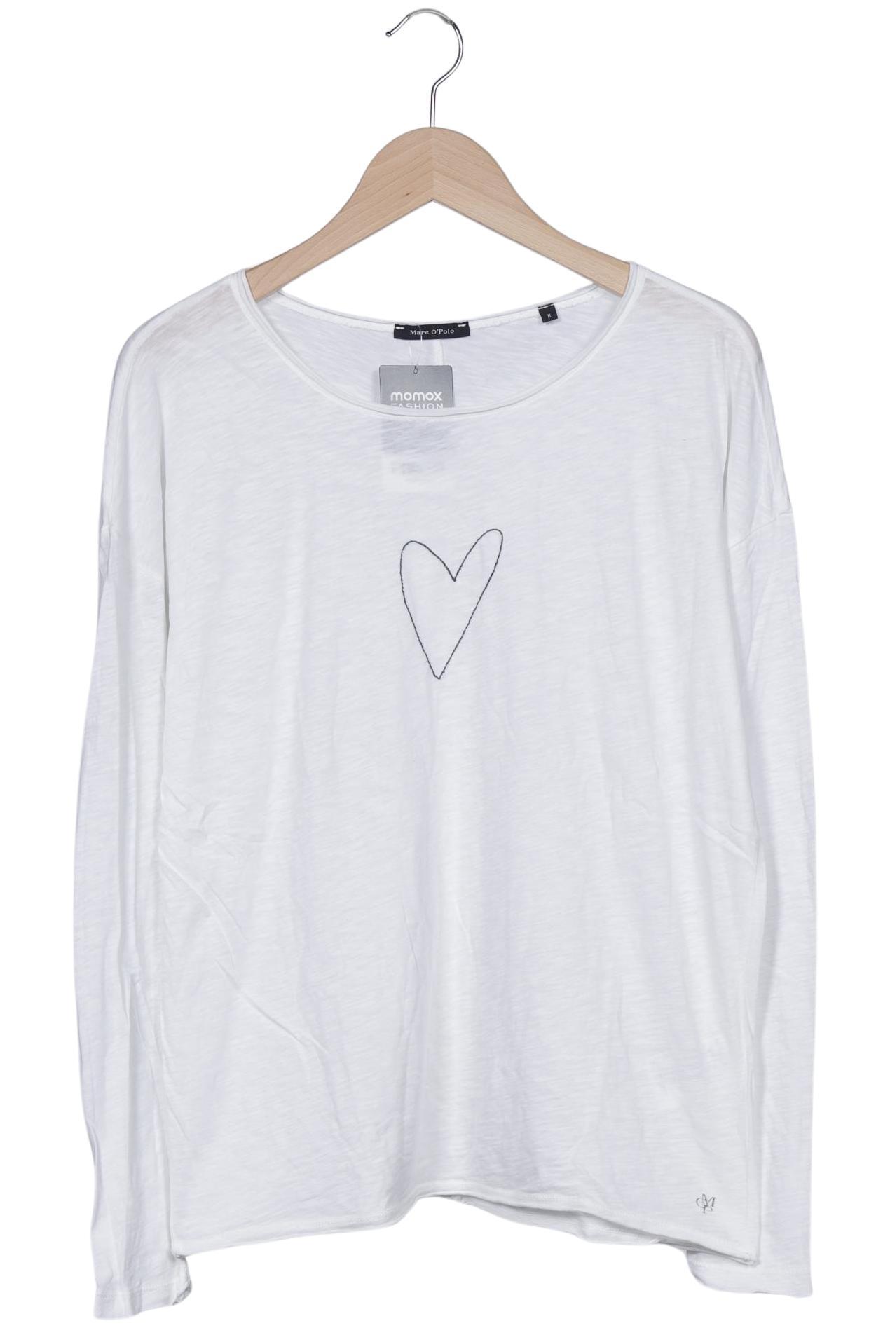 

Marc O Polo Damen Langarmshirt, weiß, Gr. 38