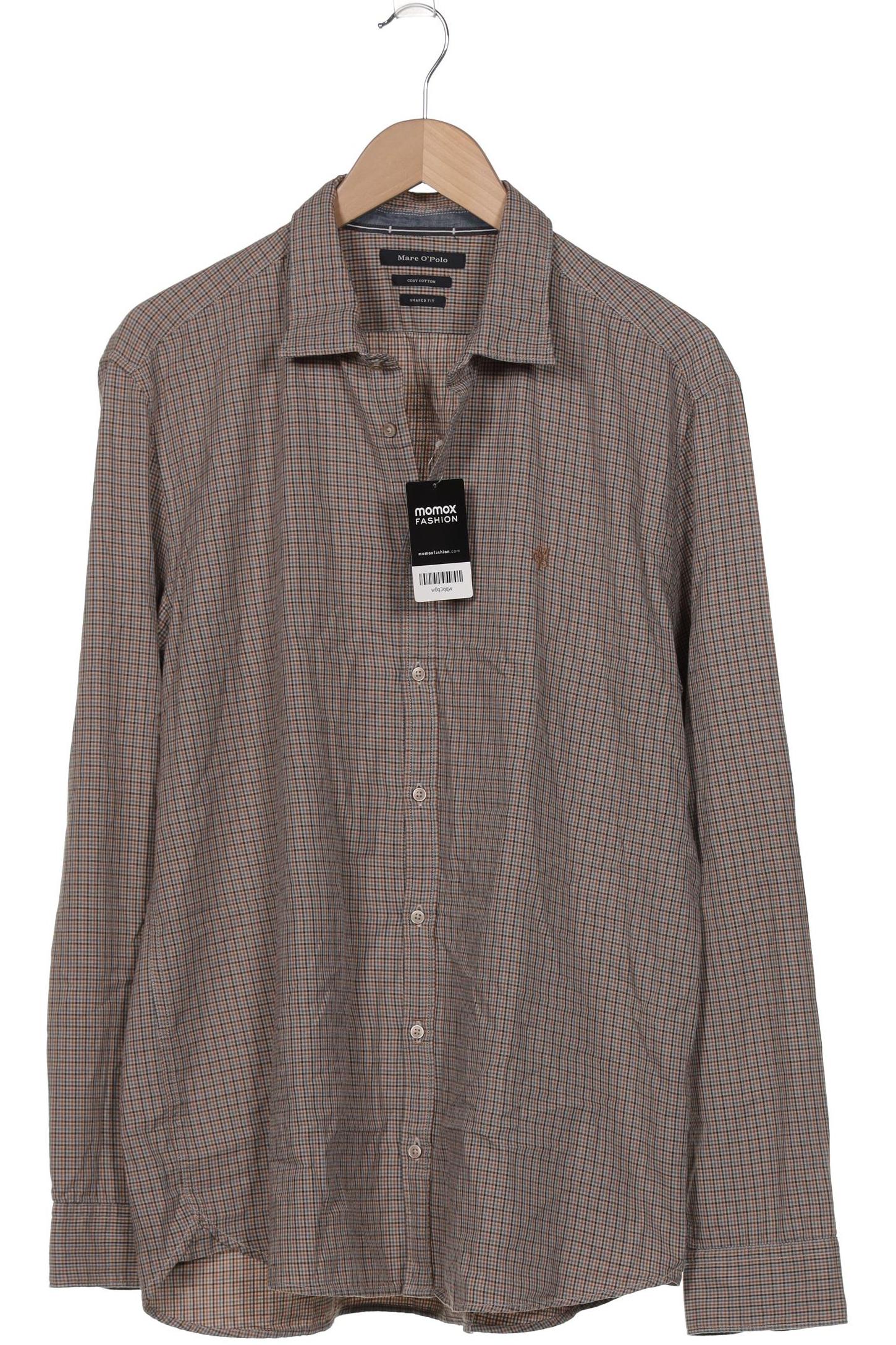 

Marc O Polo Herren Hemd, braun, Gr. 56