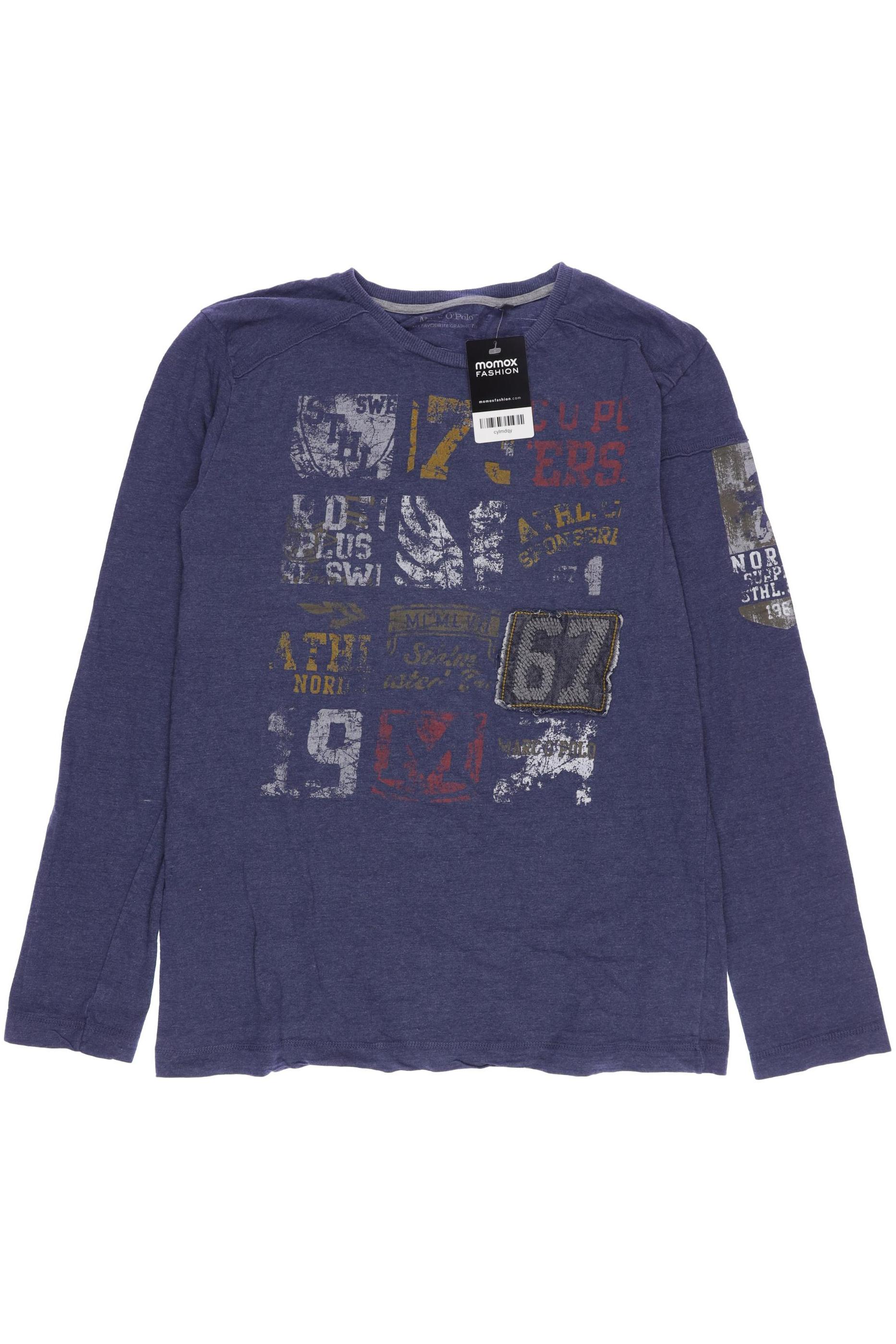 

Marc O Polo Herren Langarmshirt, blau, Gr. 176