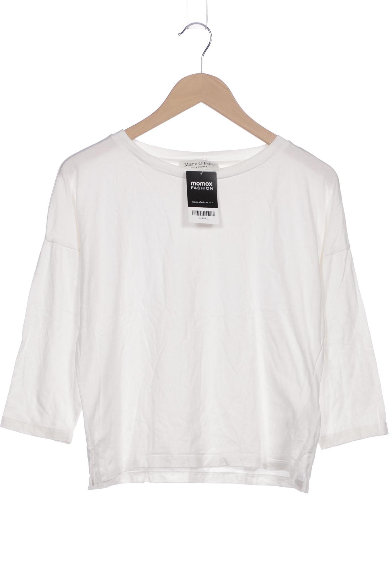 

Marc O Polo Damen Langarmshirt, weiß, Gr. 36