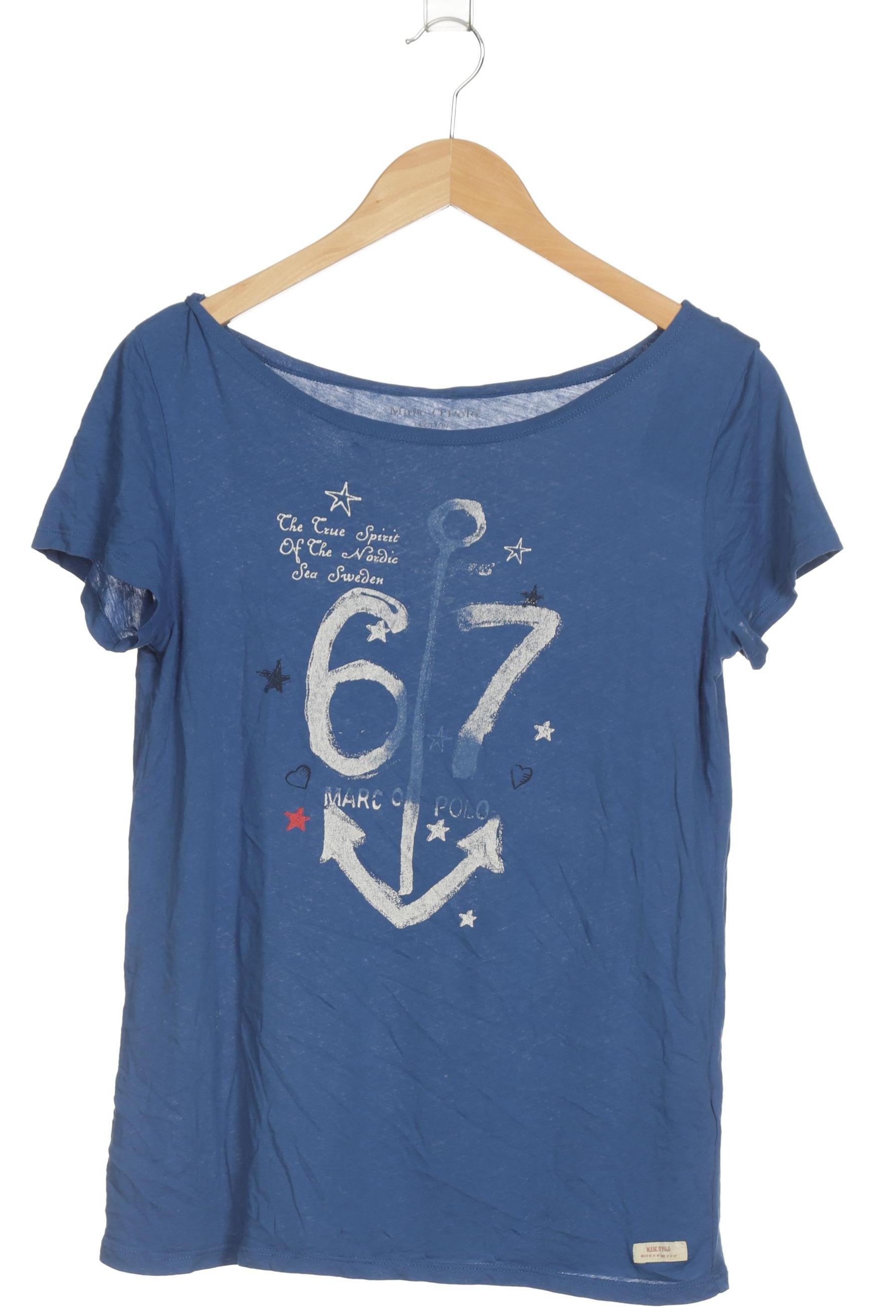 

Marc O Polo Damen T-Shirt, blau, Gr. 36