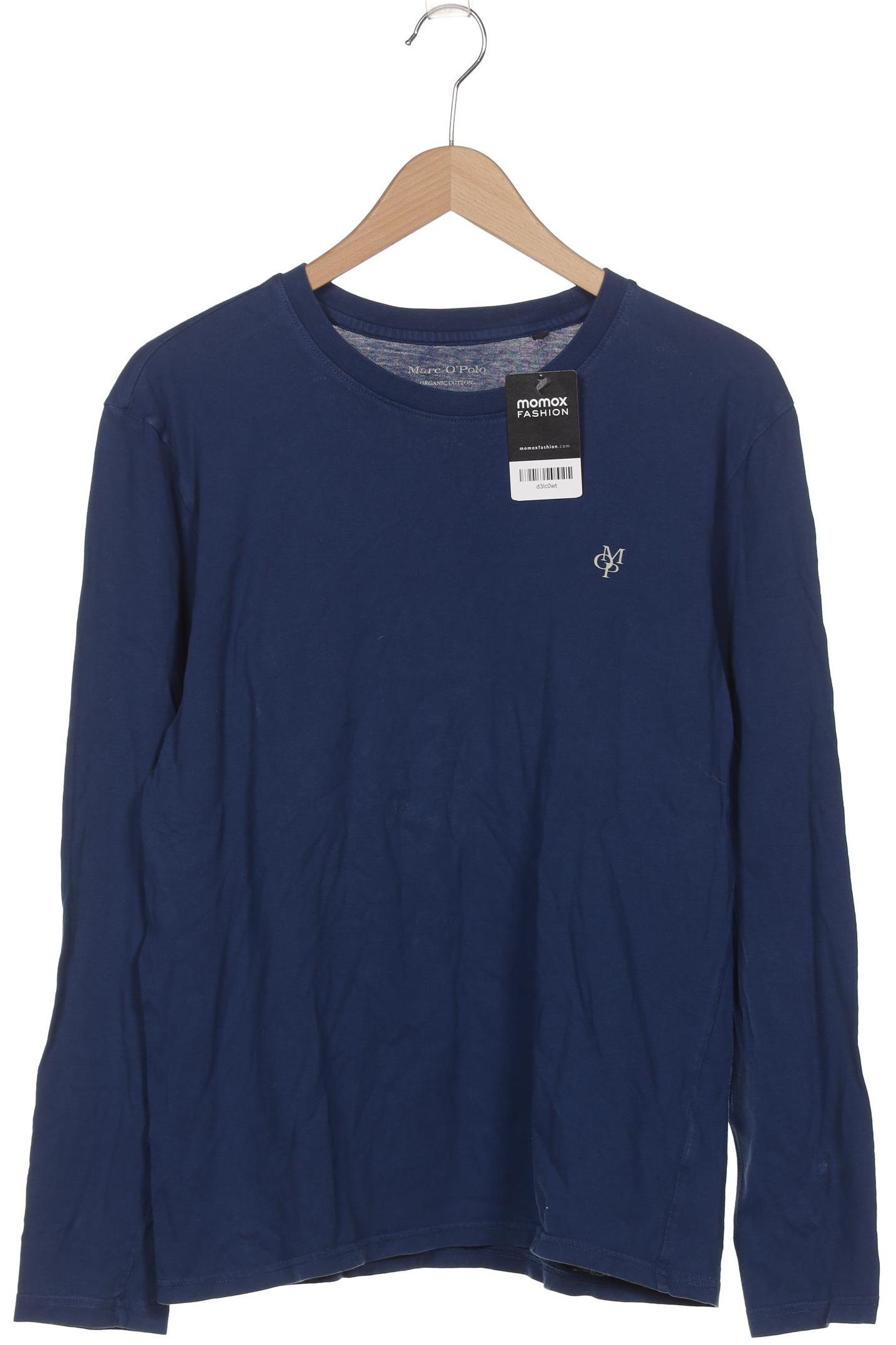 

Marc O Polo Herren Langarmshirt, blau, Gr. 52