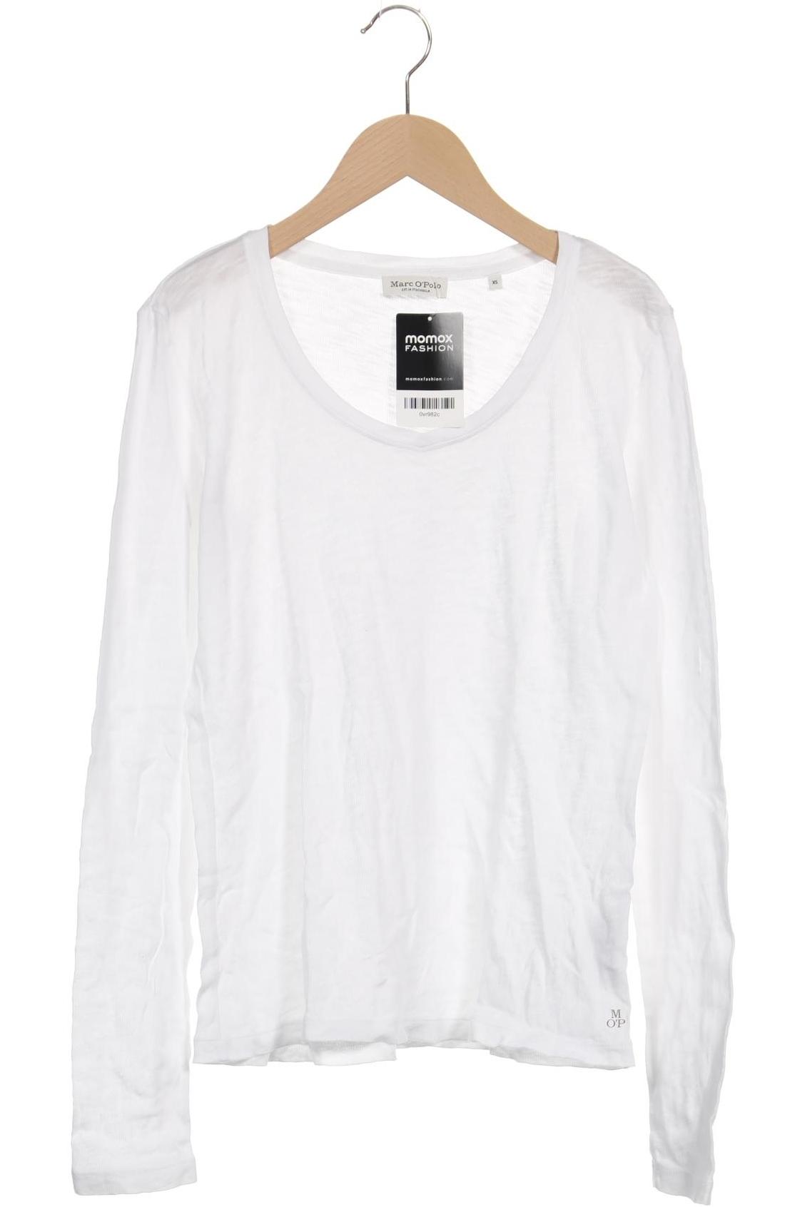 

Marc O Polo Damen Langarmshirt, weiß, Gr. 34