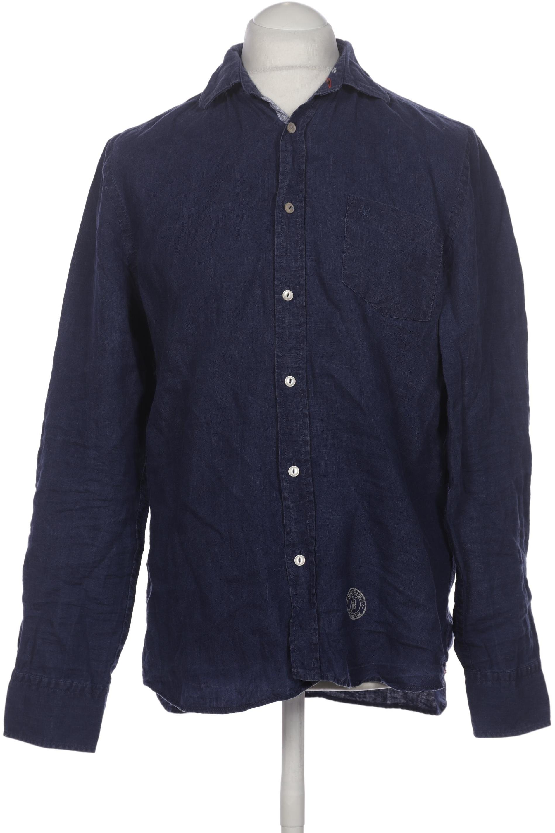 

Marc O Polo Herren Hemd, marineblau, Gr. 48