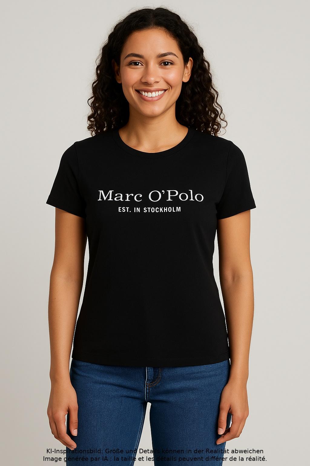 

Marc O Polo Damen T-Shirt, marineblau, Gr. 36