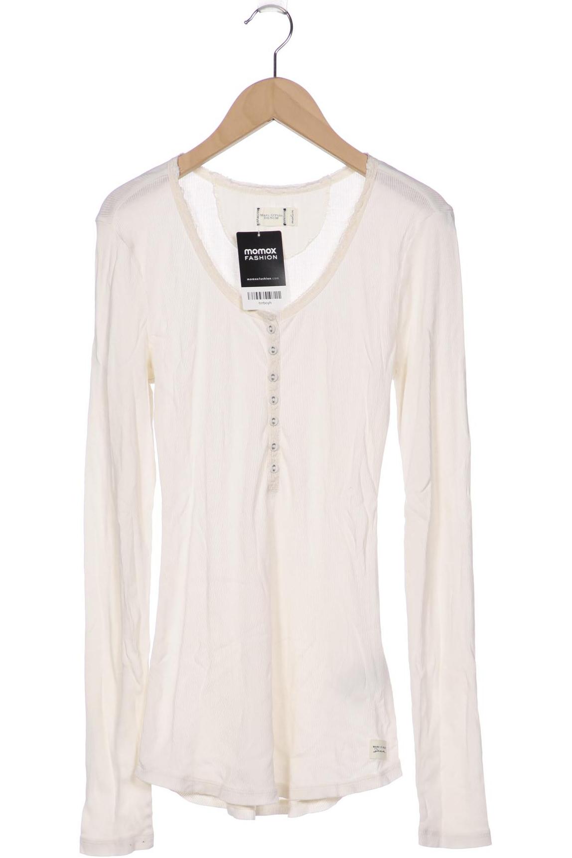 

Marc O Polo Damen Langarmshirt, cremeweiß
