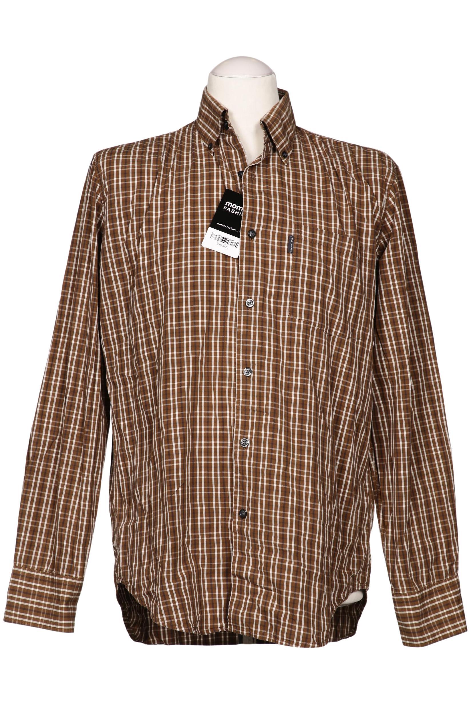 

Marc O Polo Herren Hemd, braun, Gr. 48
