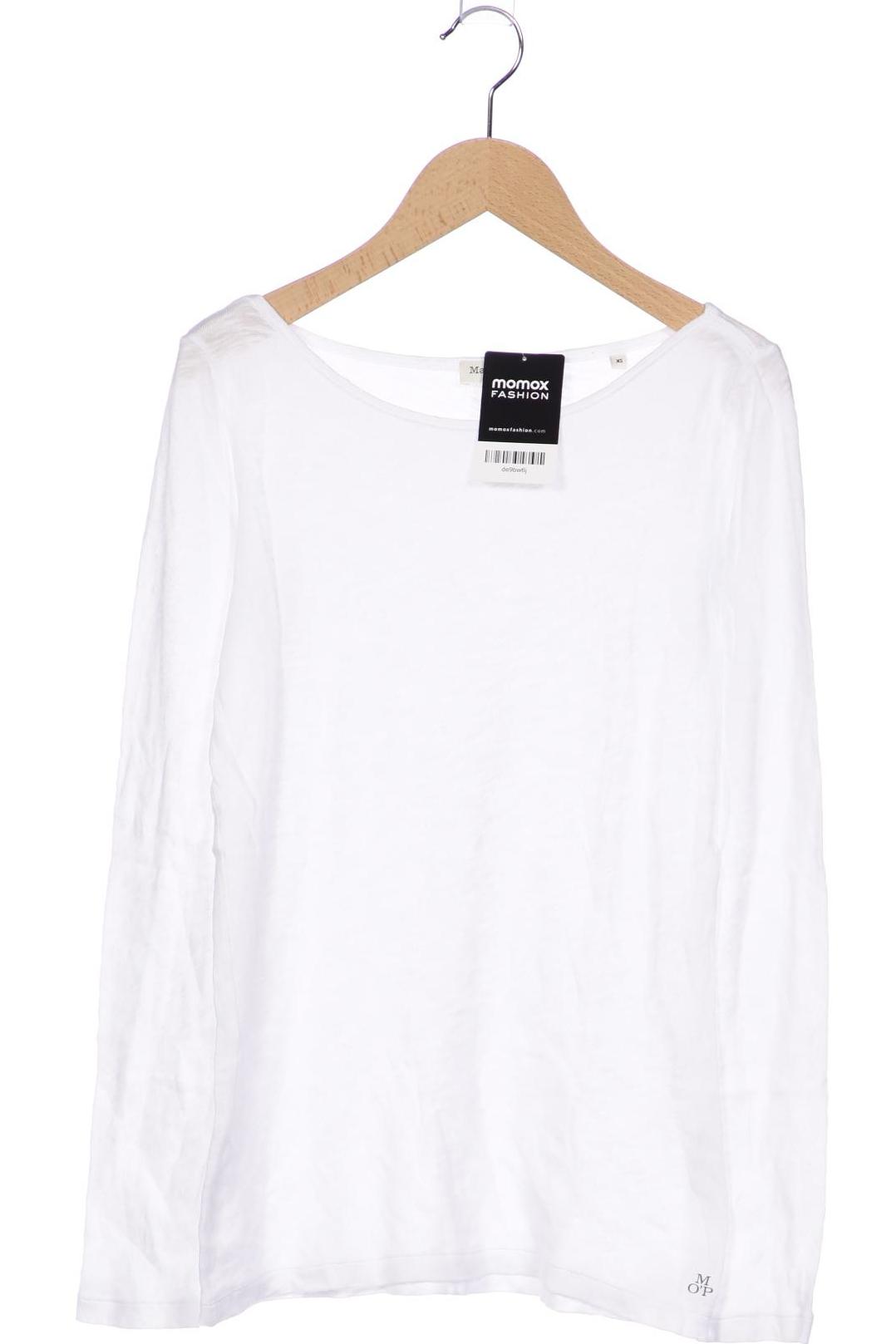 

Marc O Polo Damen Langarmshirt, weiß, Gr. 34