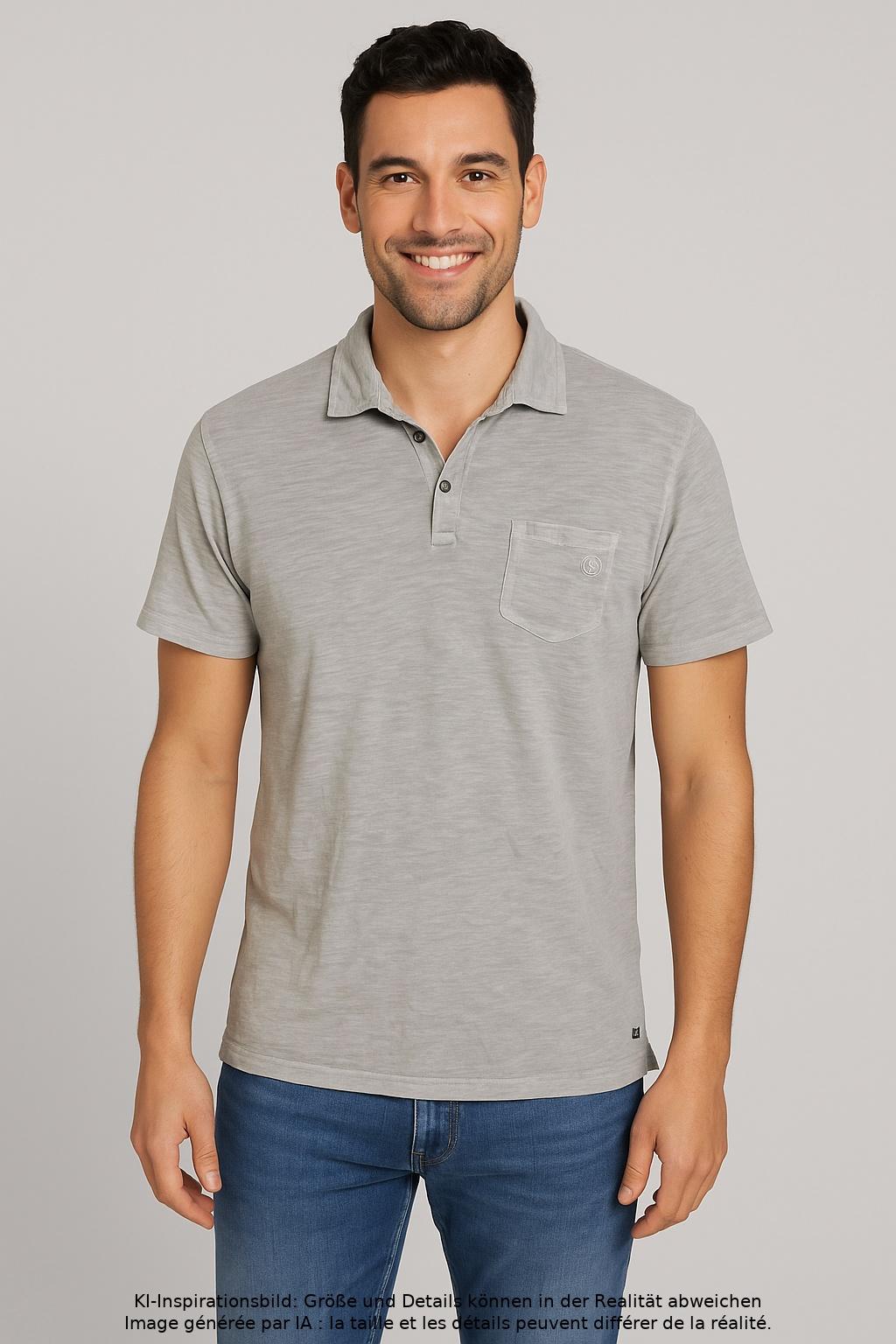 

Marc O Polo Herren Poloshirt, grau, Gr. 52