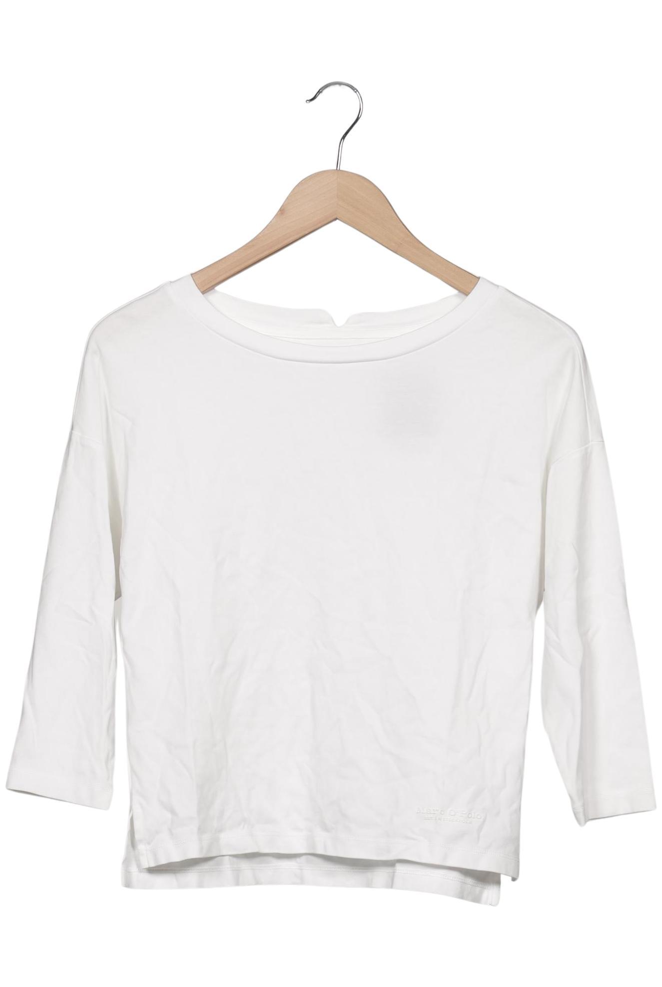 

Marc O Polo Damen Langarmshirt, weiß, Gr. 32
