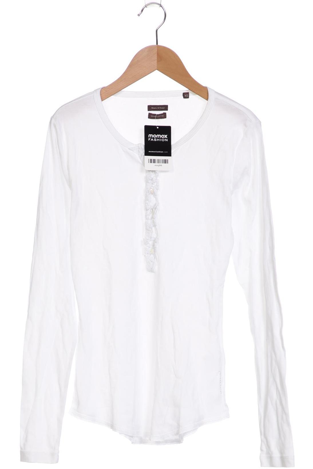 

Marc O Polo Damen Langarmshirt, weiß, Gr. 34