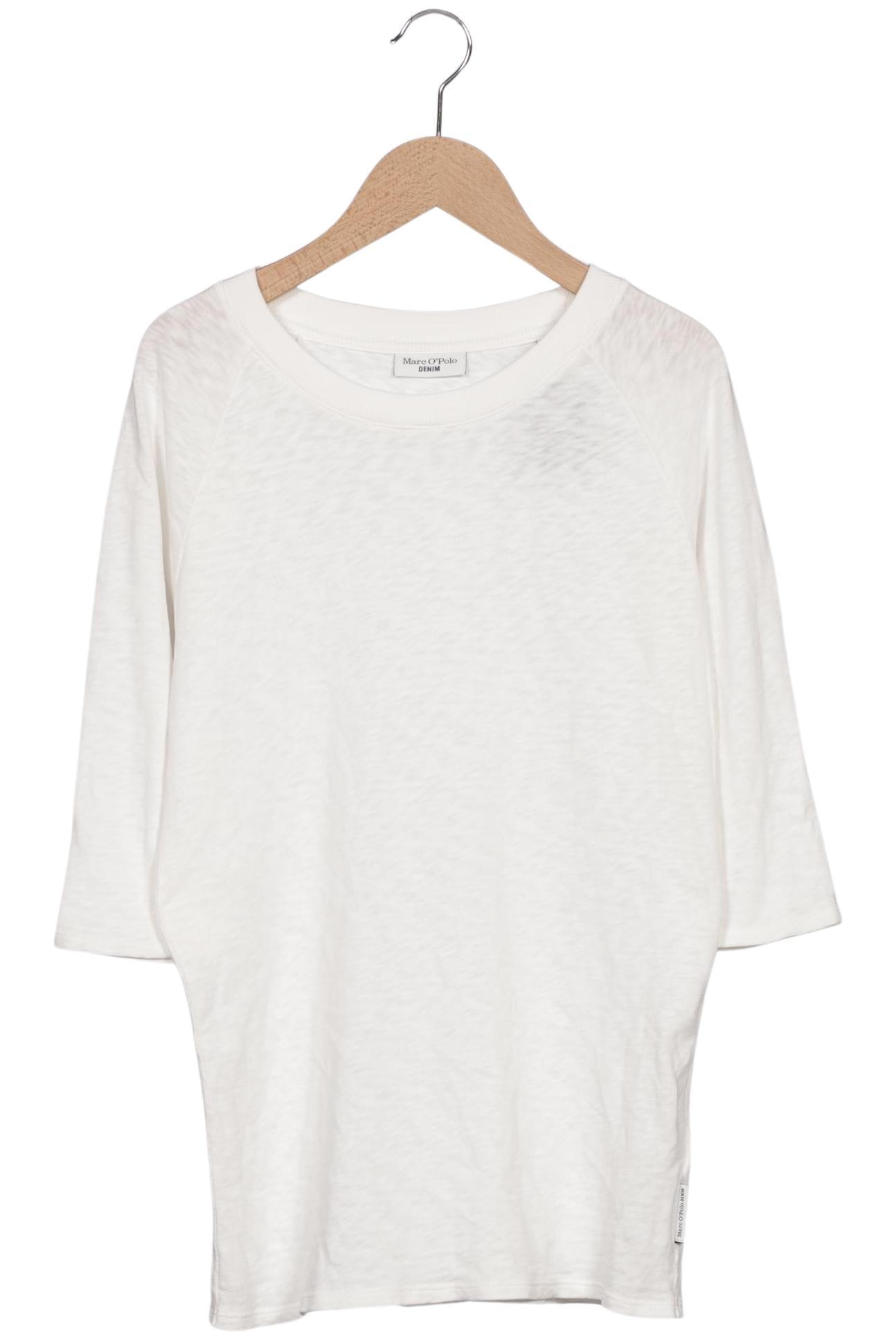 

Marc O Polo Damen Langarmshirt, weiß, Gr. 34