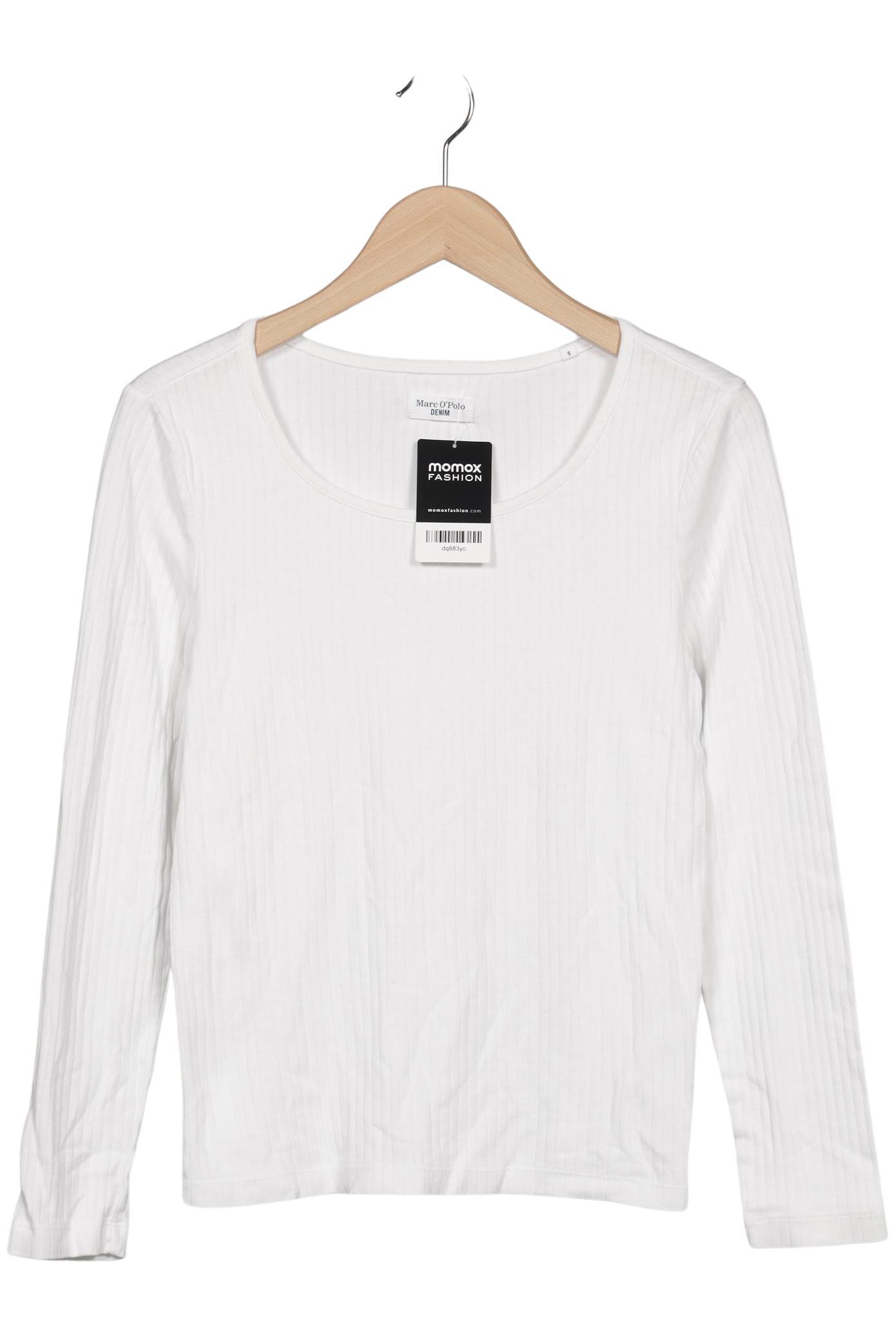 

Marc O Polo Damen Langarmshirt, weiß, Gr. 36