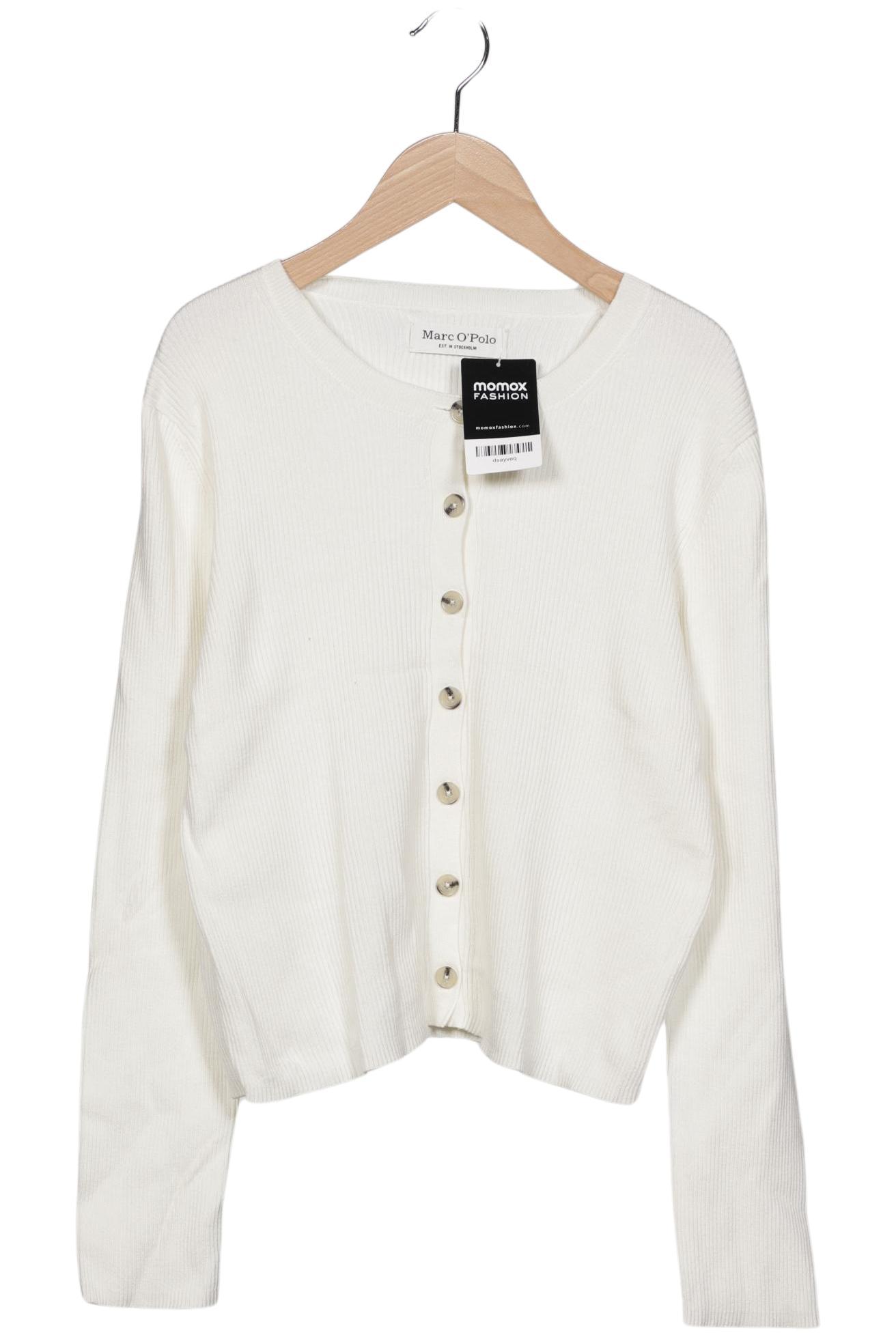 

Marc O Polo Damen Strickjacke, weiß, Gr. 38