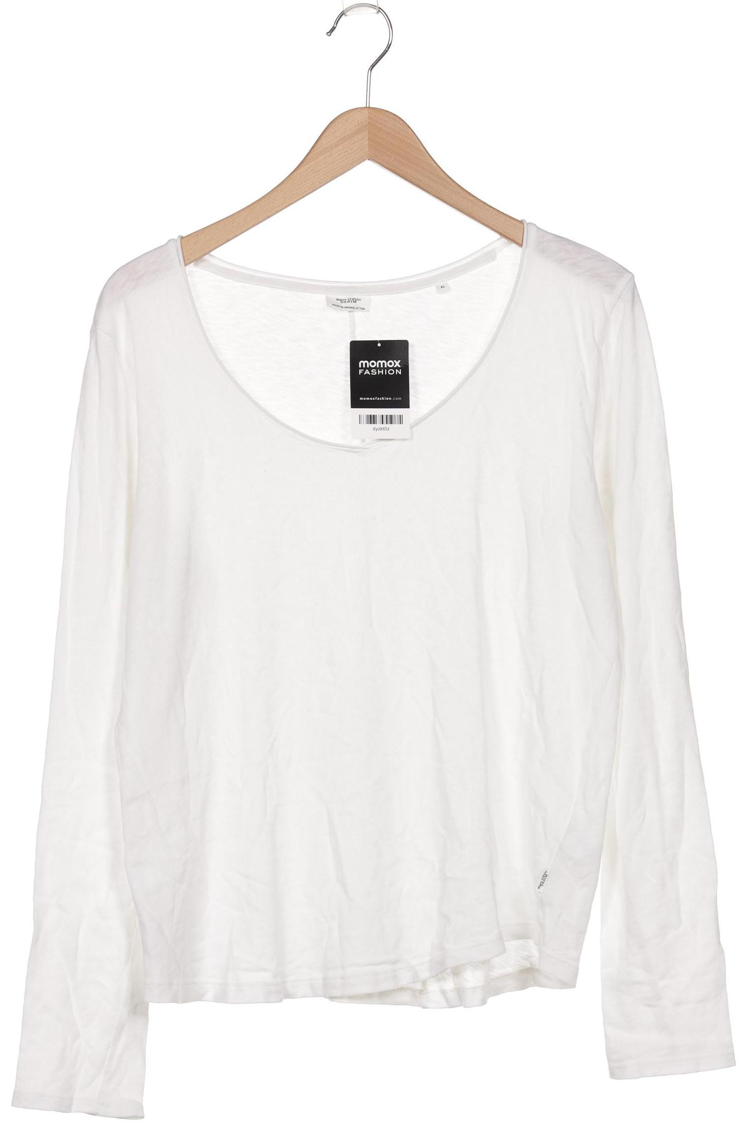 

Marc O Polo Damen Langarmshirt, weiß, Gr. 44