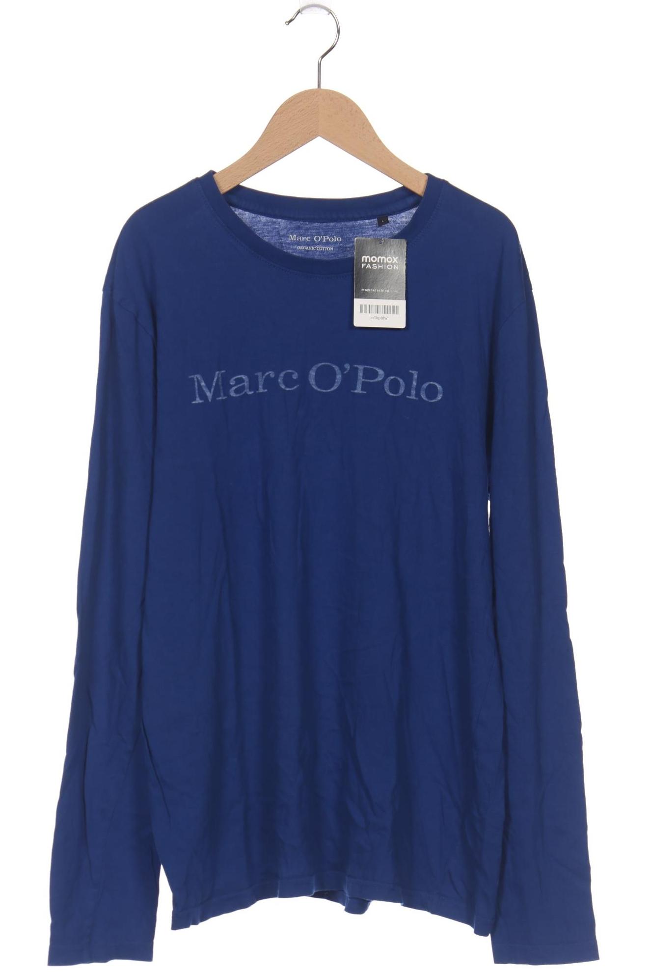 

Marc O Polo Herren Langarmshirt, blau, Gr. 52