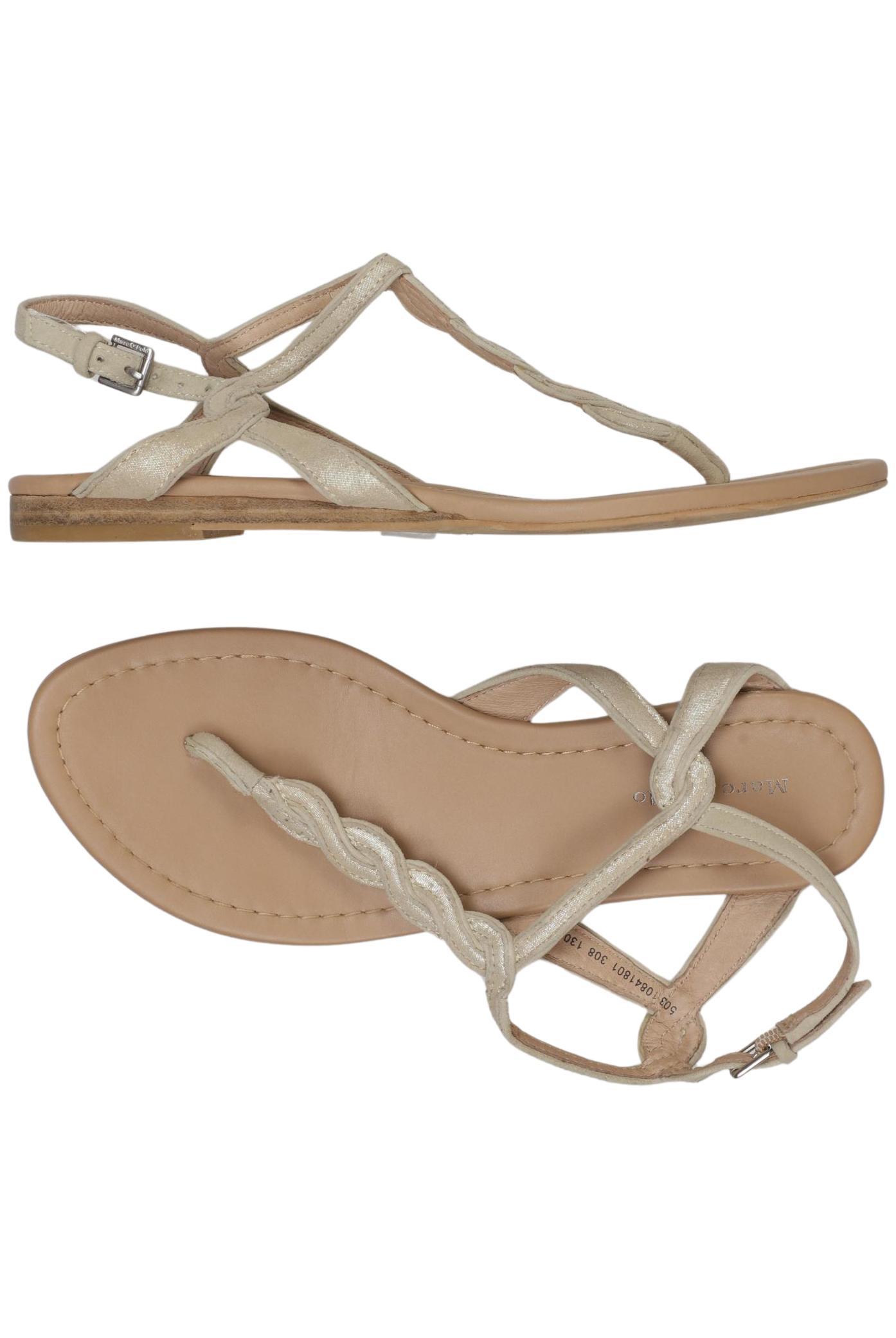 

Marc O Polo Damen Sandale, beige, Gr. 37