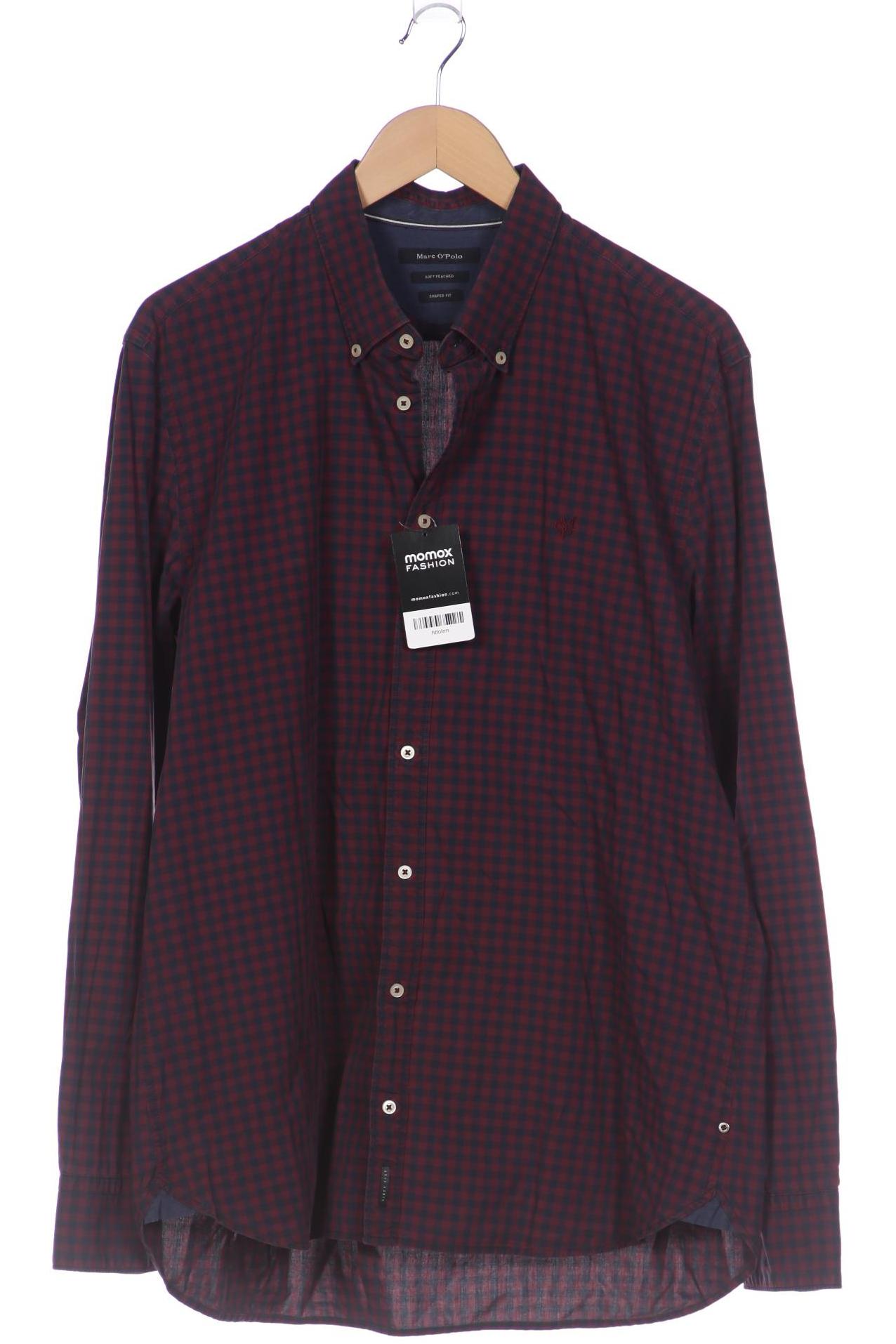 

Marc O Polo Herren Hemd, bordeaux, Gr. 56