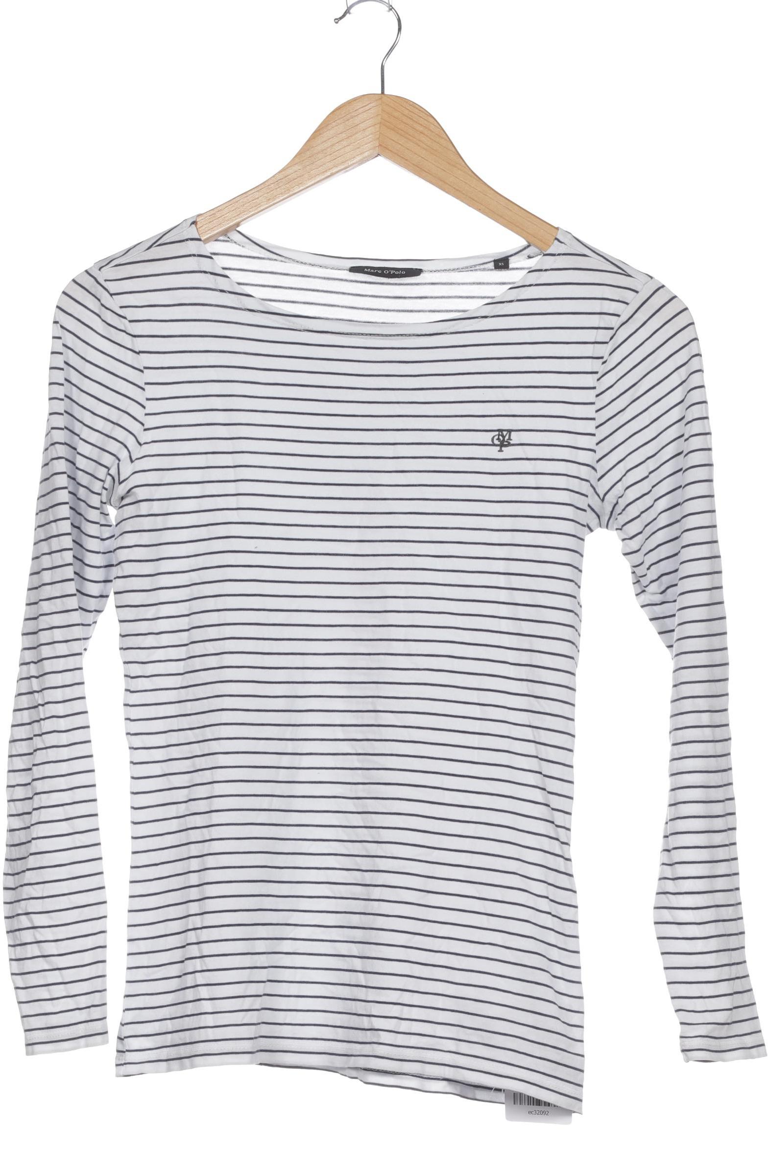 

Marc O Polo Damen Langarmshirt, weiß, Gr. 34