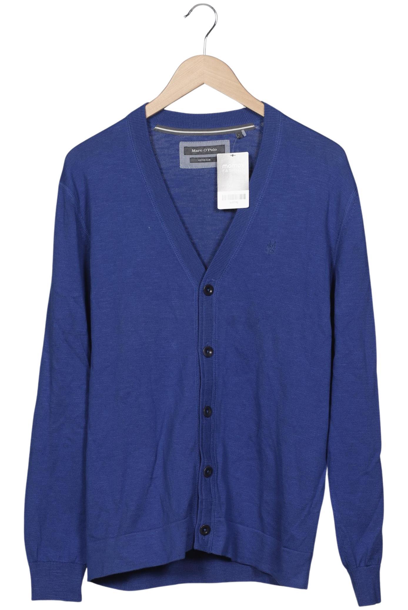 

Marc O Polo Herren Strickjacke, blau, Gr. 52