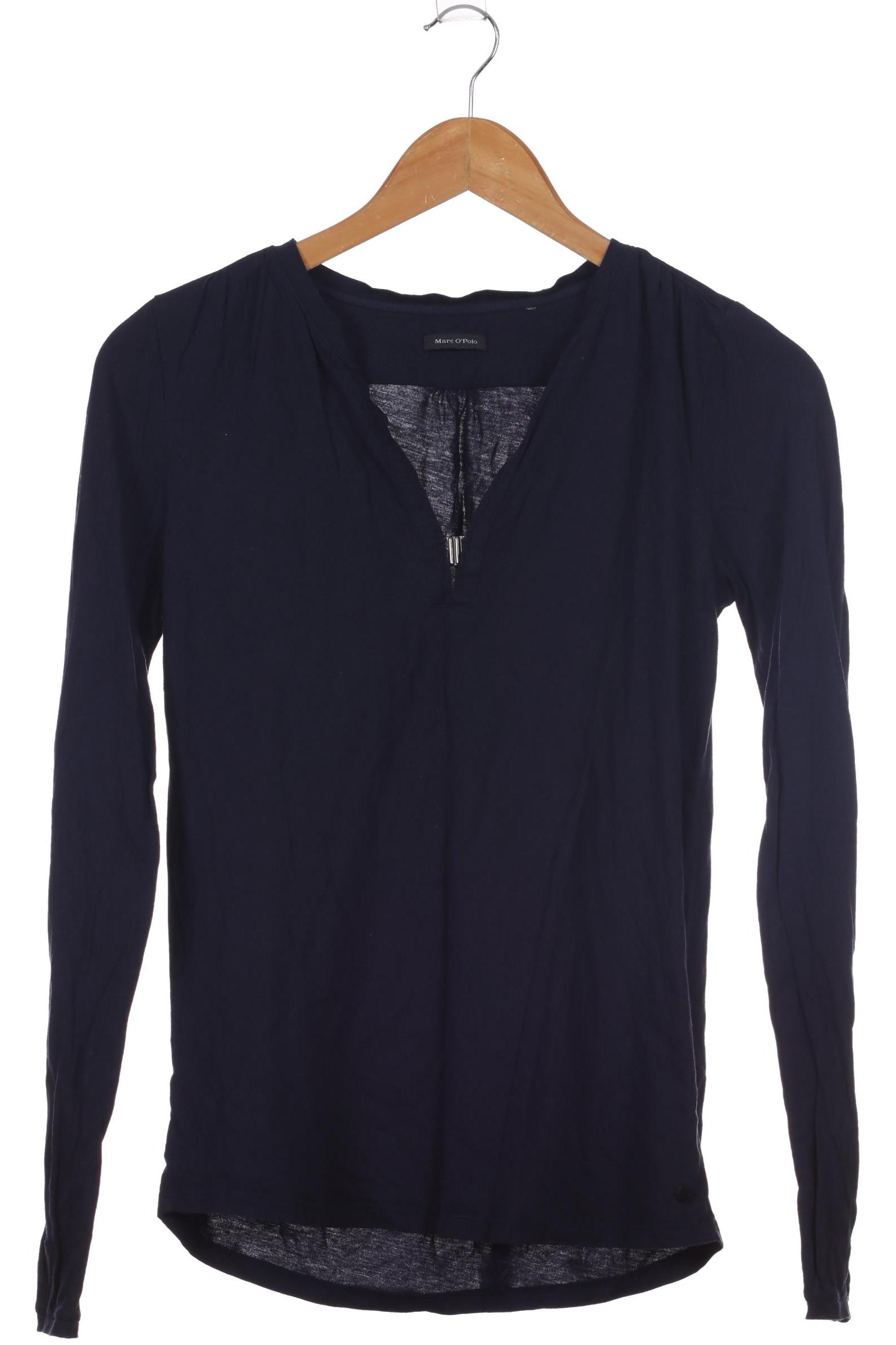 

Marc O Polo Damen Langarmshirt, blau, Gr. 32