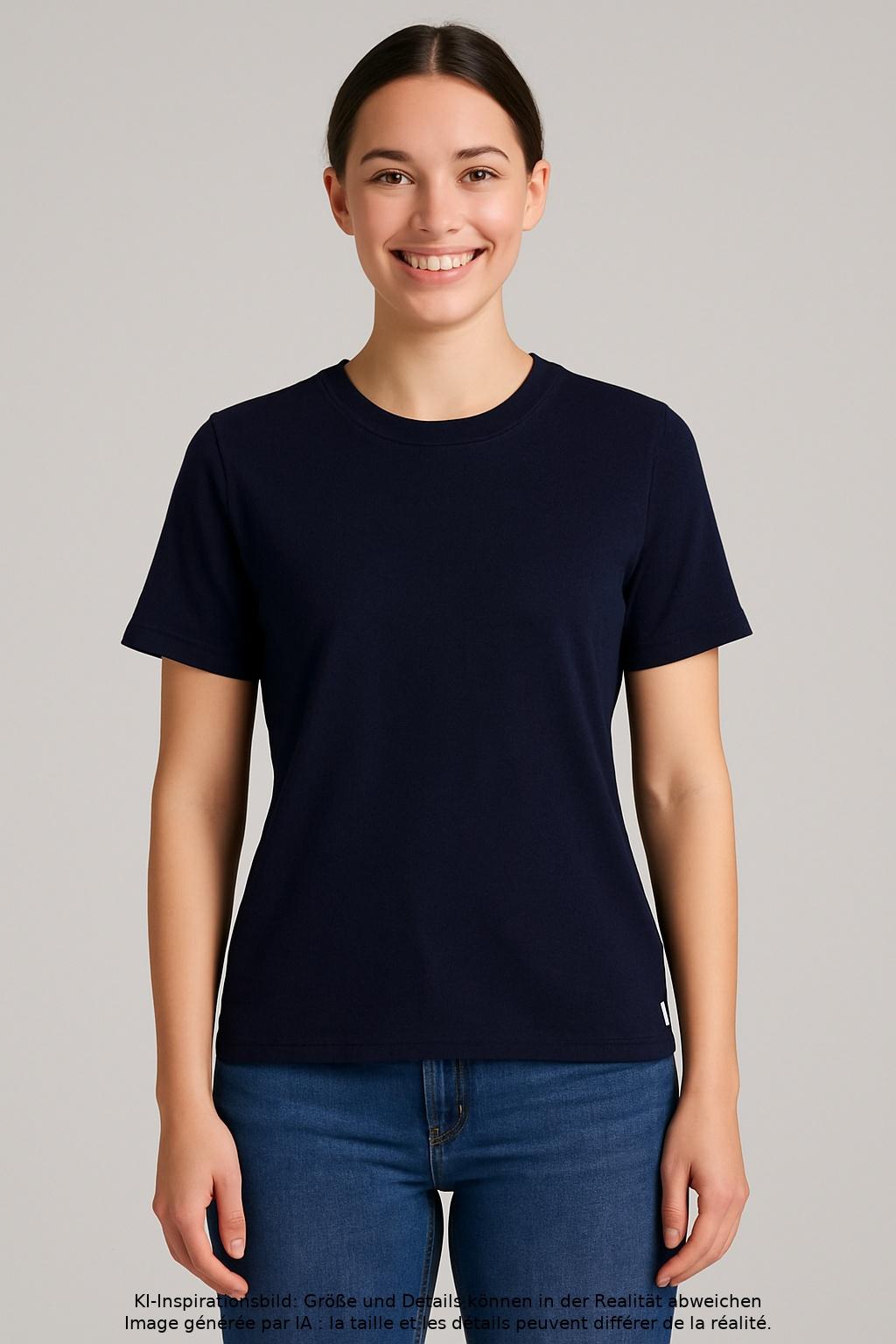

Marc O Polo Damen T-Shirt, marineblau, Gr. 36