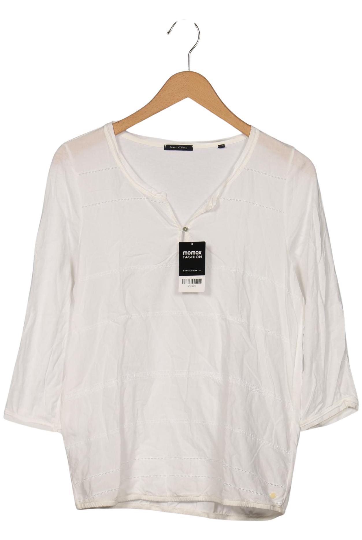 

Marc O Polo Damen Langarmshirt, weiß, Gr. 36