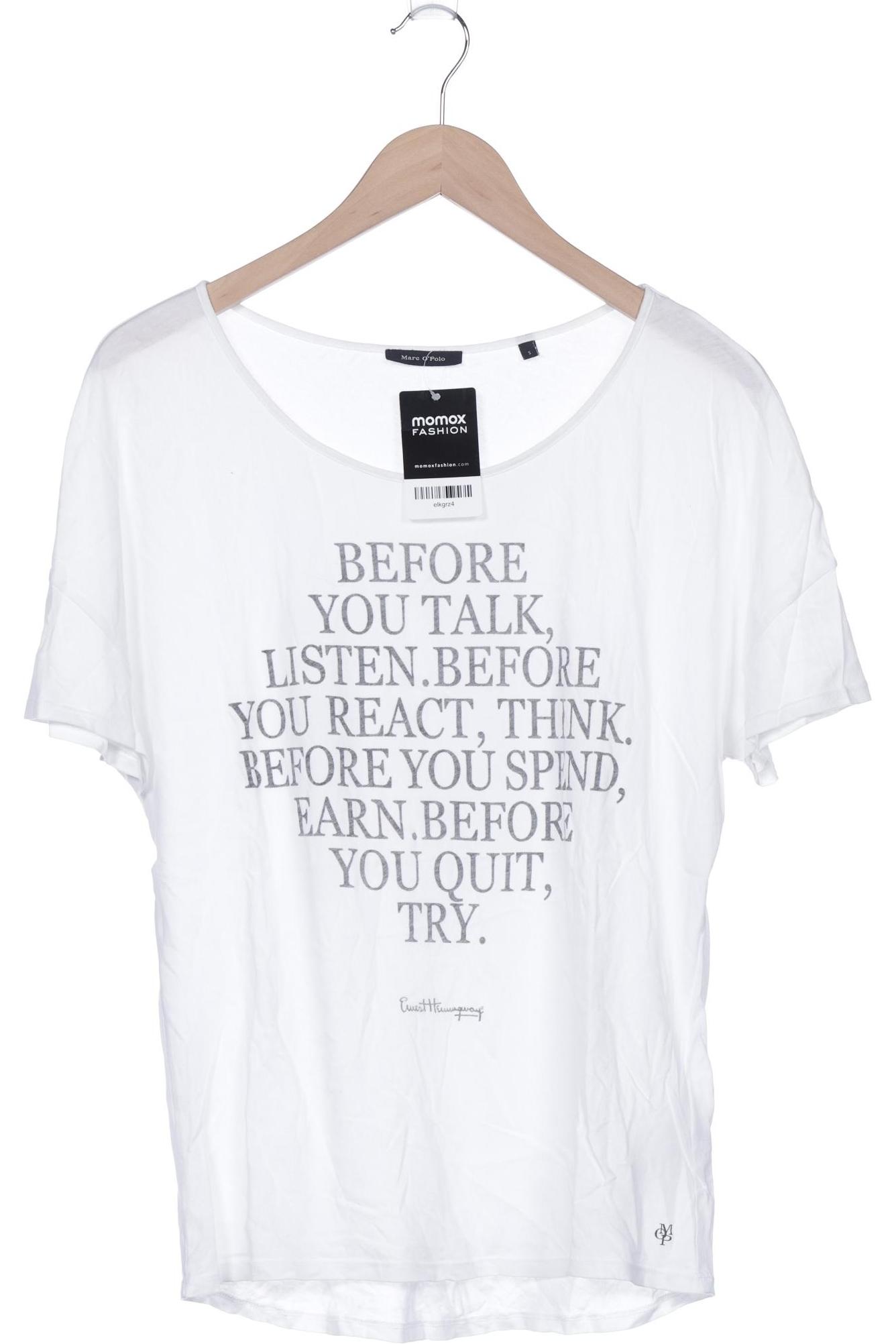 

Marc O Polo Damen T-Shirt, weiß, Gr. 36