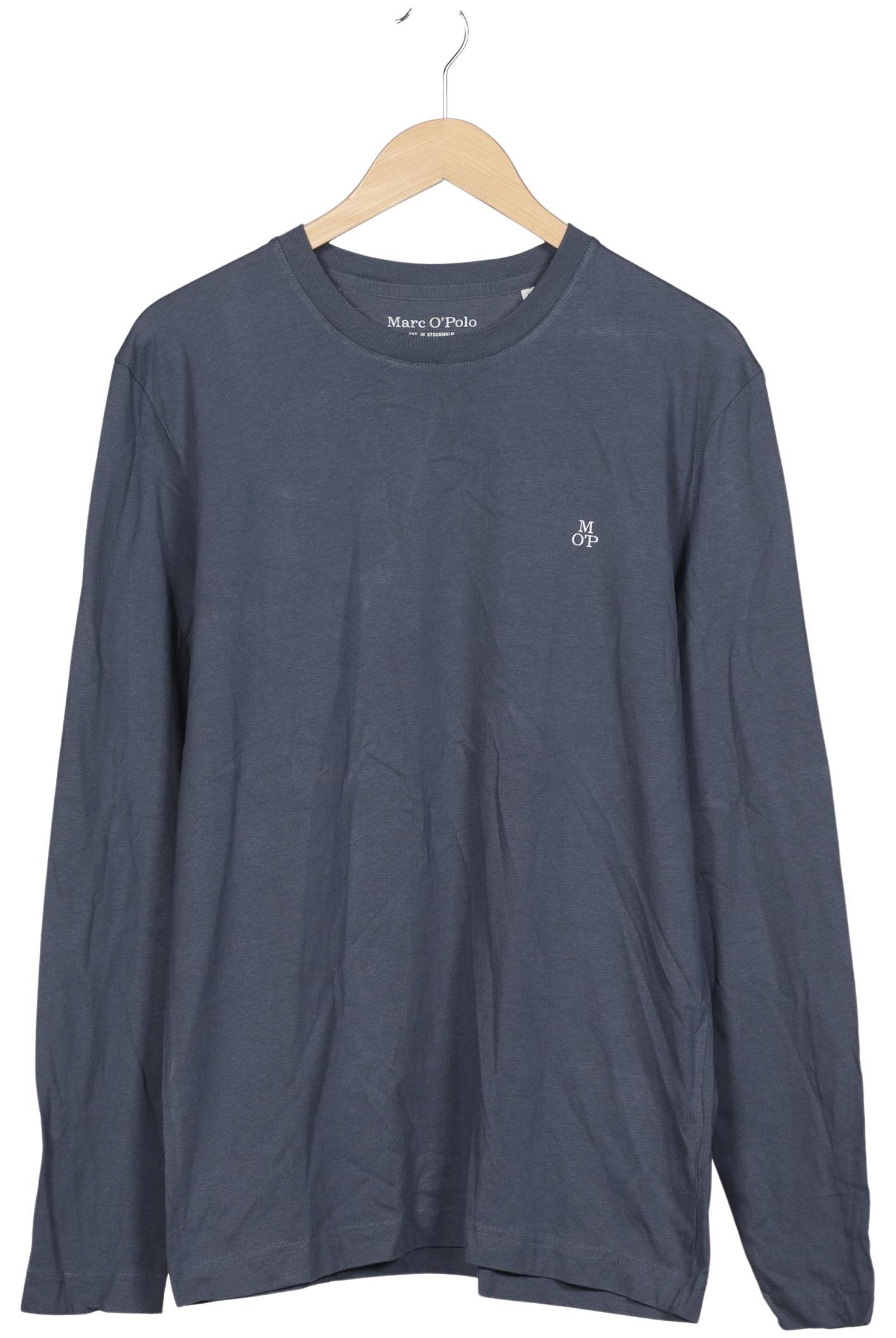 

Marc O Polo Herren Langarmshirt, blau, Gr. 52
