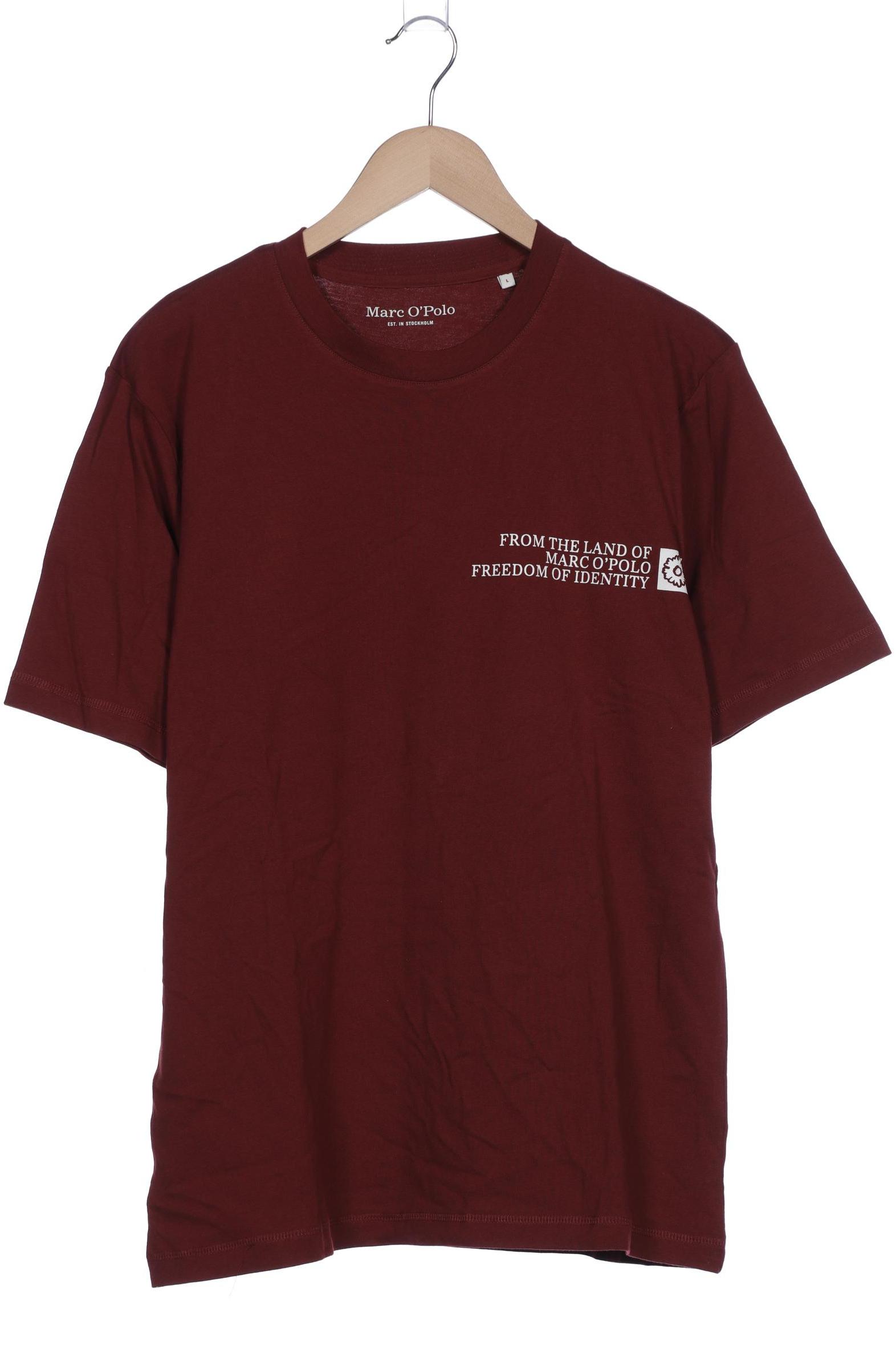 

Marc O Polo Herren T-Shirt, bordeaux, Gr. 52