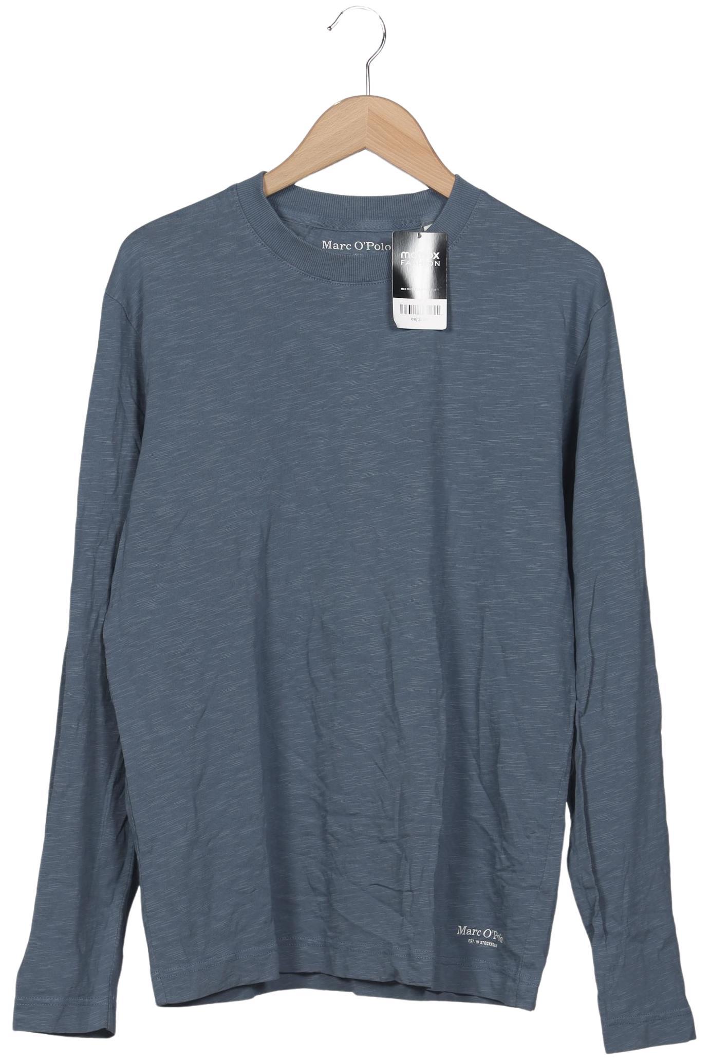 

Marc O Polo Herren Langarmshirt, blau, Gr. 52