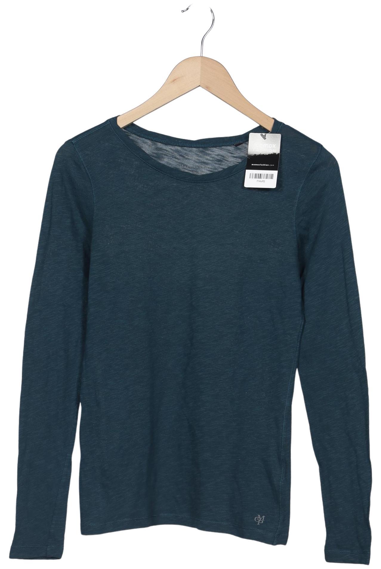 

Marc O Polo Damen Langarmshirt, türkis, Gr. 38