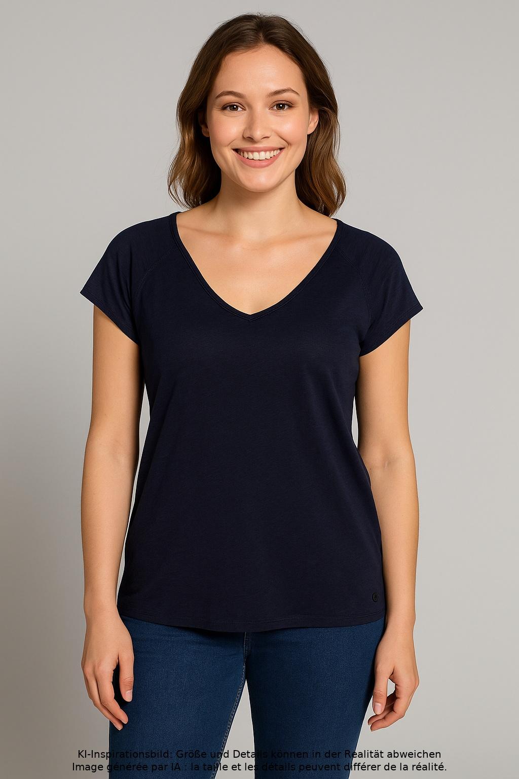 

Marc O Polo Damen T-Shirt, marineblau, Gr. 36