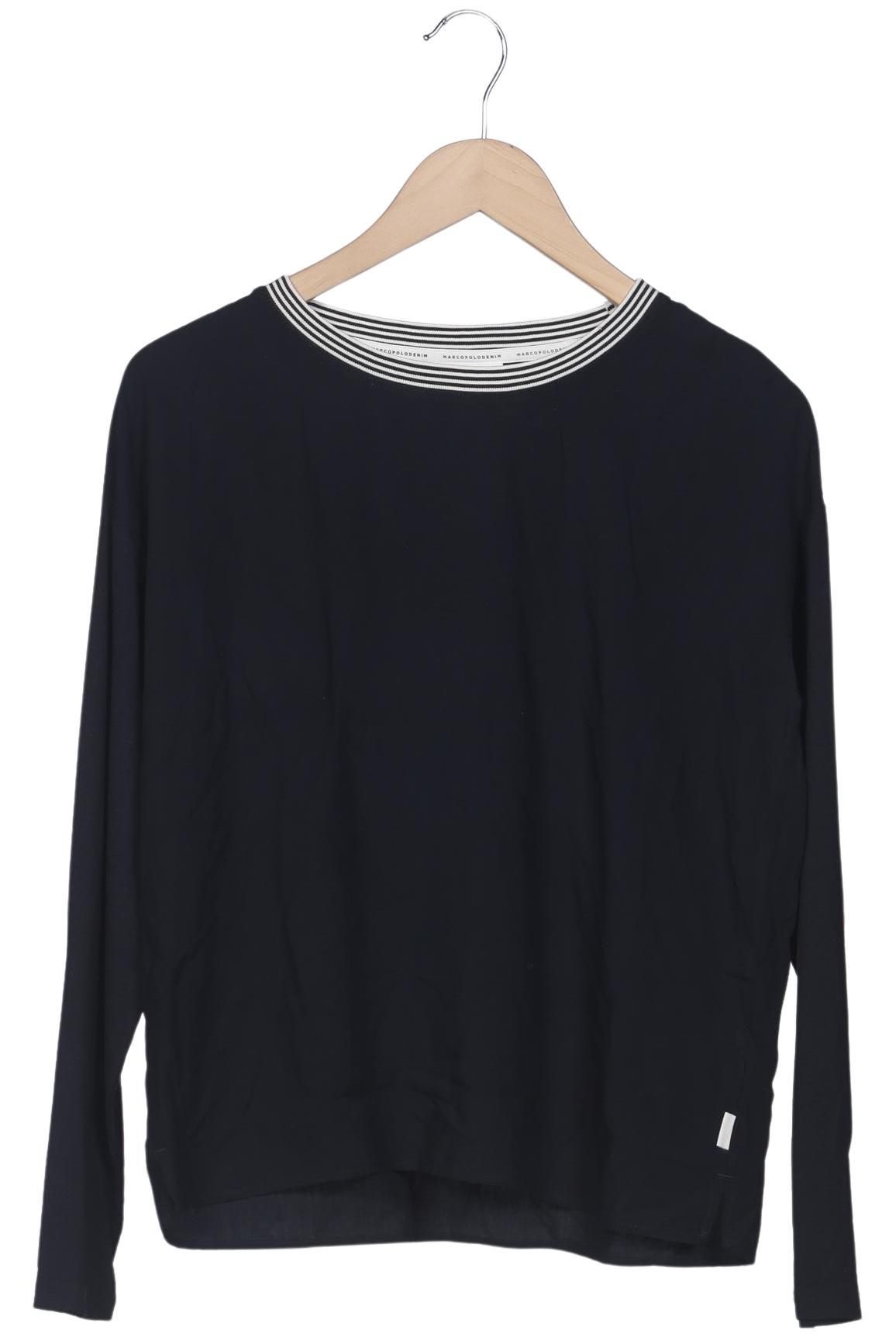 

Marc O Polo Damen Langarmshirt, marineblau, Gr. 34