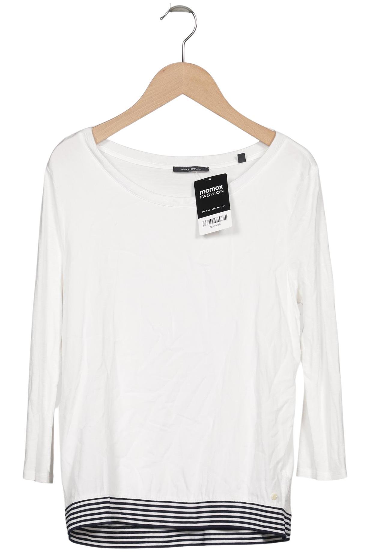 

Marc O Polo Damen Langarmshirt, weiß, Gr. 34