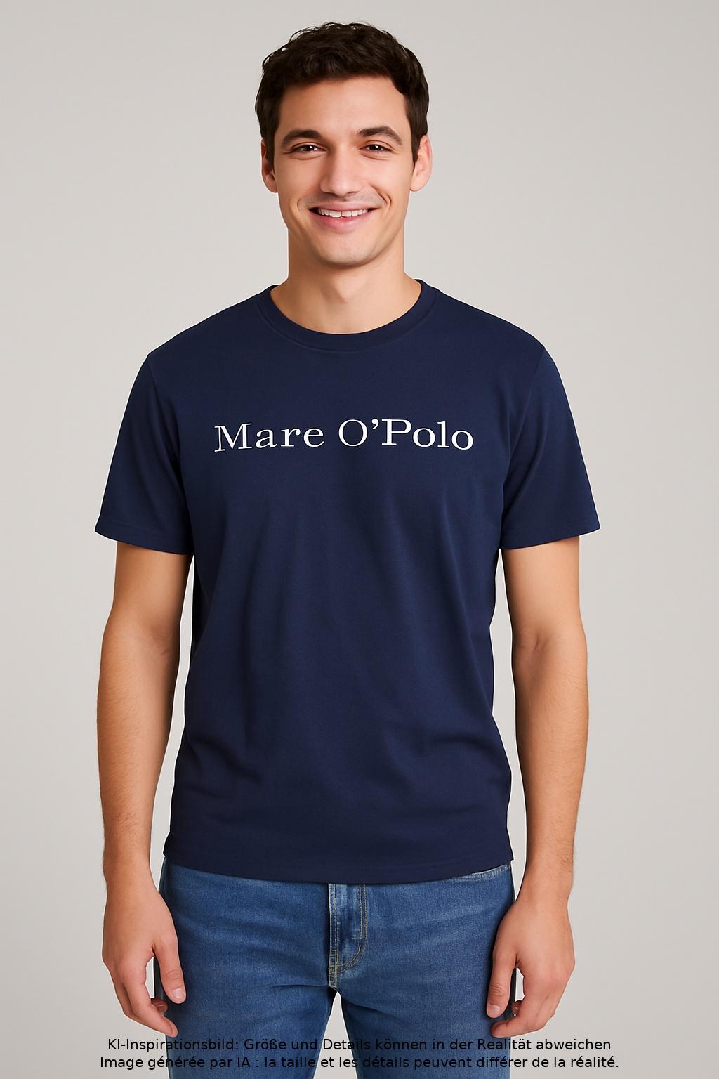 

Marc O Polo Herren T-Shirt, marineblau, Gr. 48