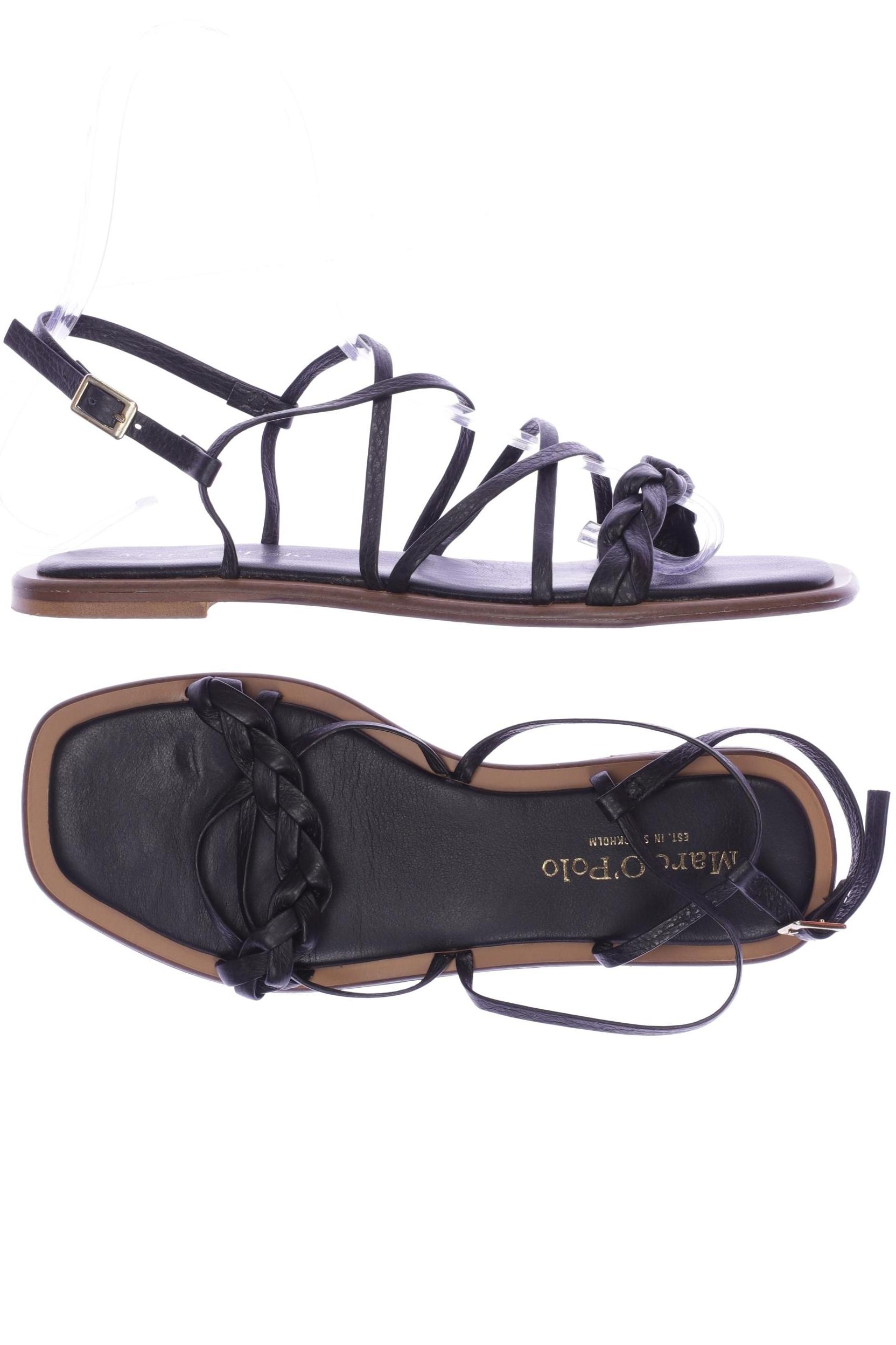 

Marc O Polo Damen Sandale, schwarz, Gr. 37