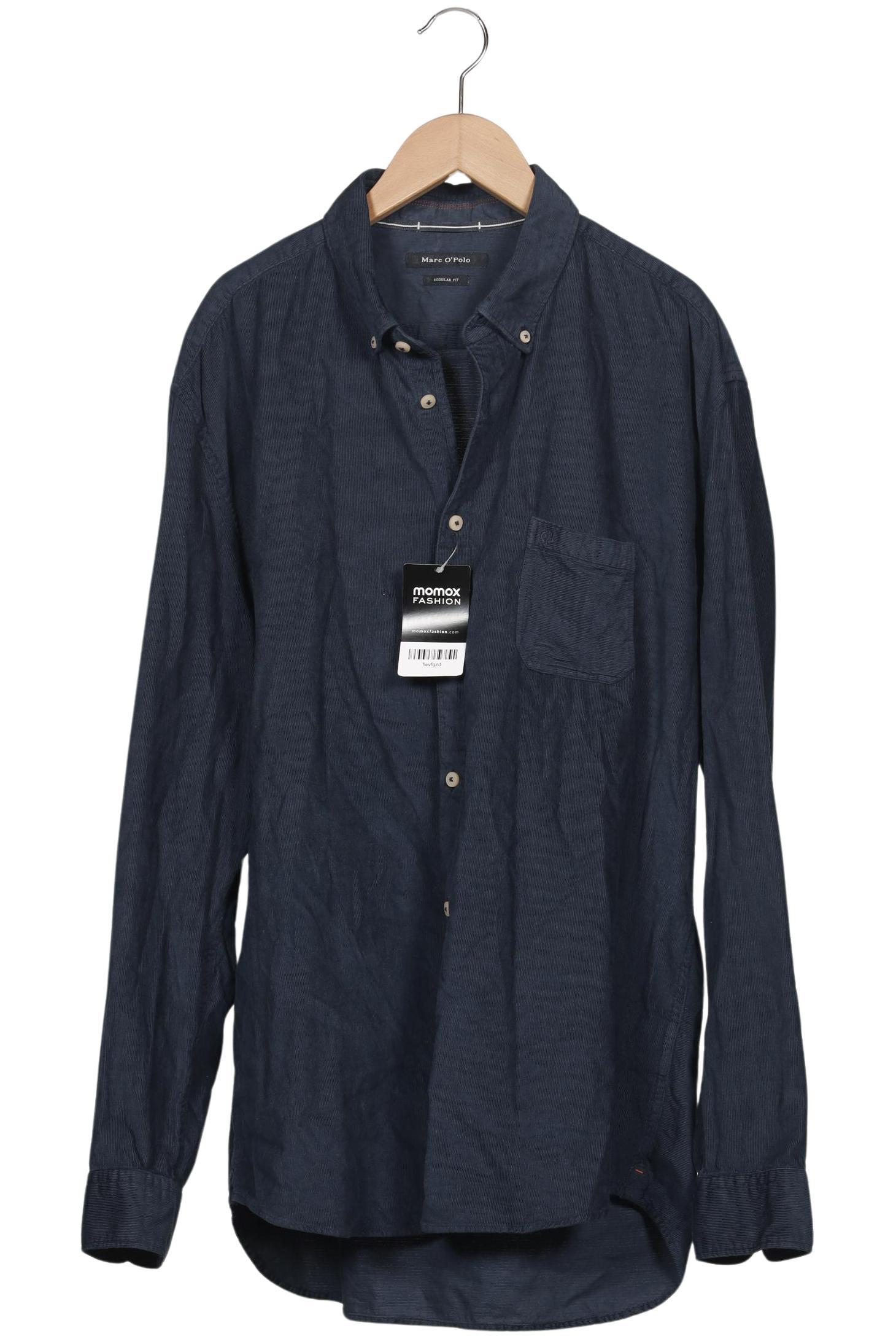

Marc O Polo Herren Hemd, marineblau, Gr. 56