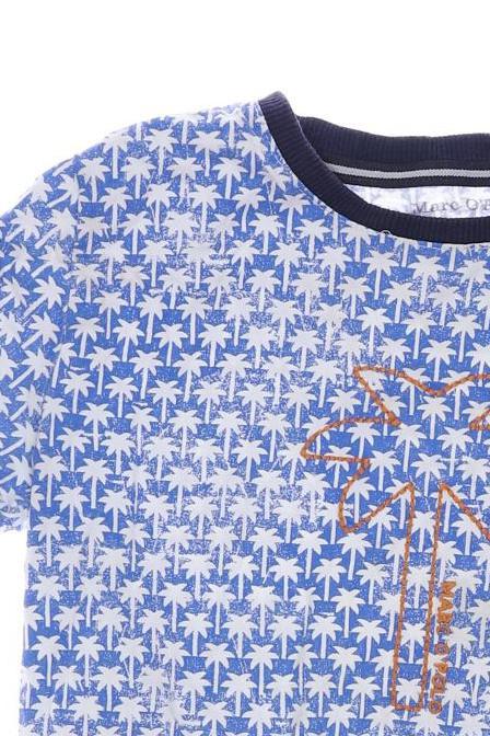 Thumbnail - Marc O Polo Damen T-Shirt, blau, Gr. 104