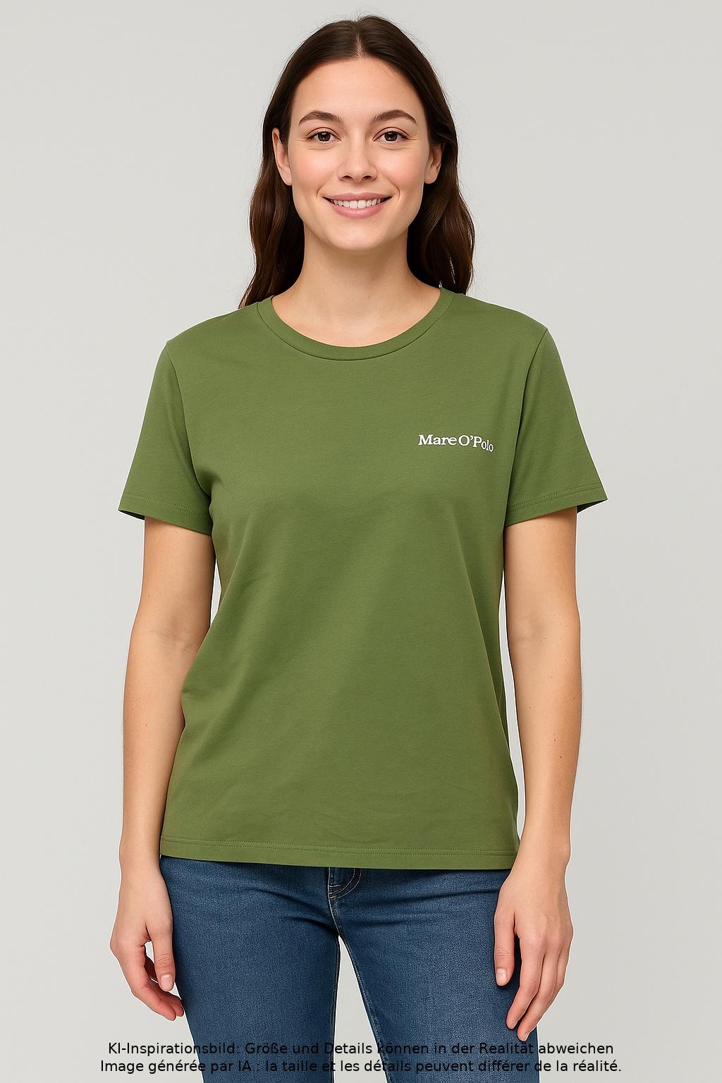 

Marc O Polo Damen T-Shirt, grün, Gr. 42