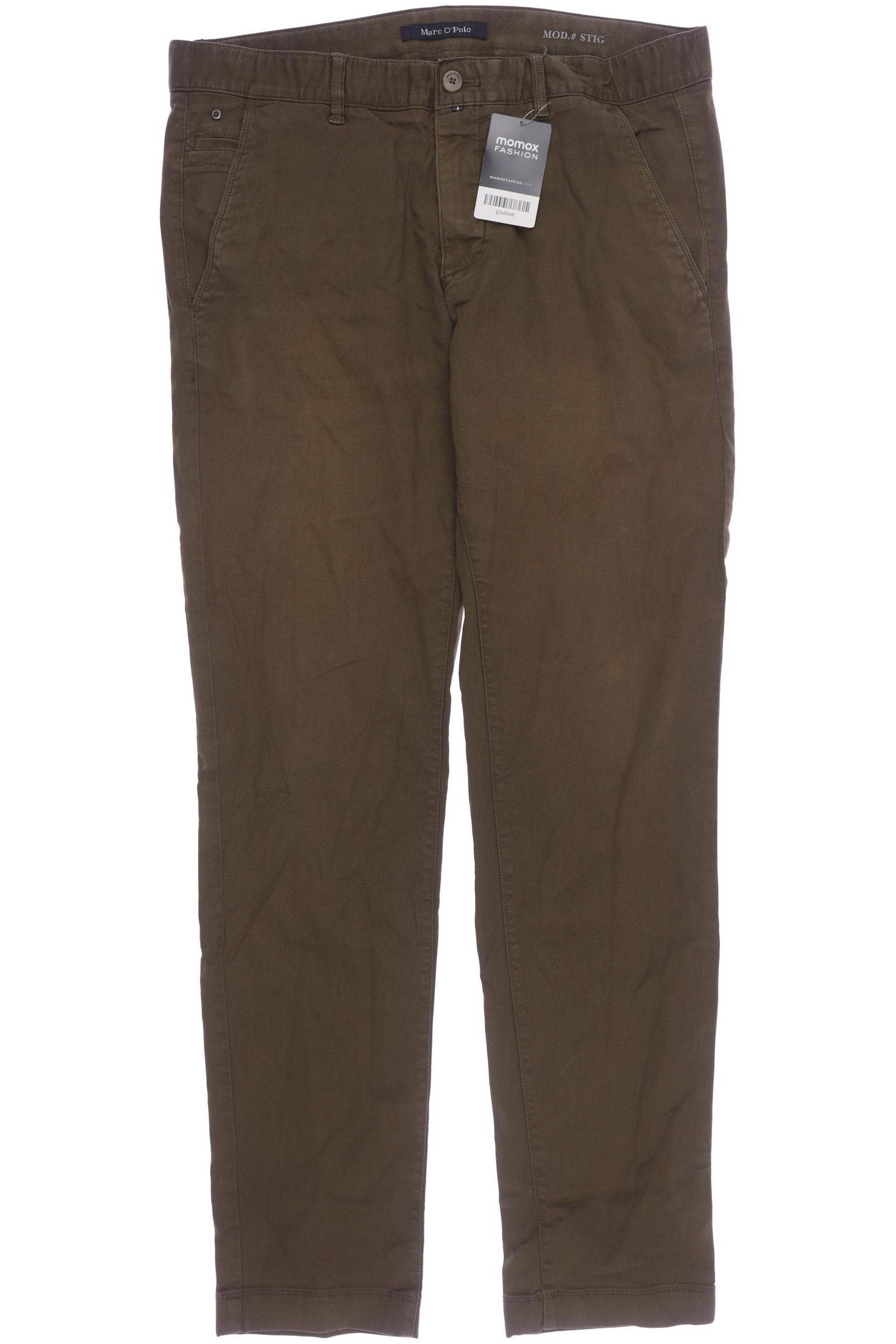 

Marc O Polo Herren Stoffhose, grün, Gr. 33