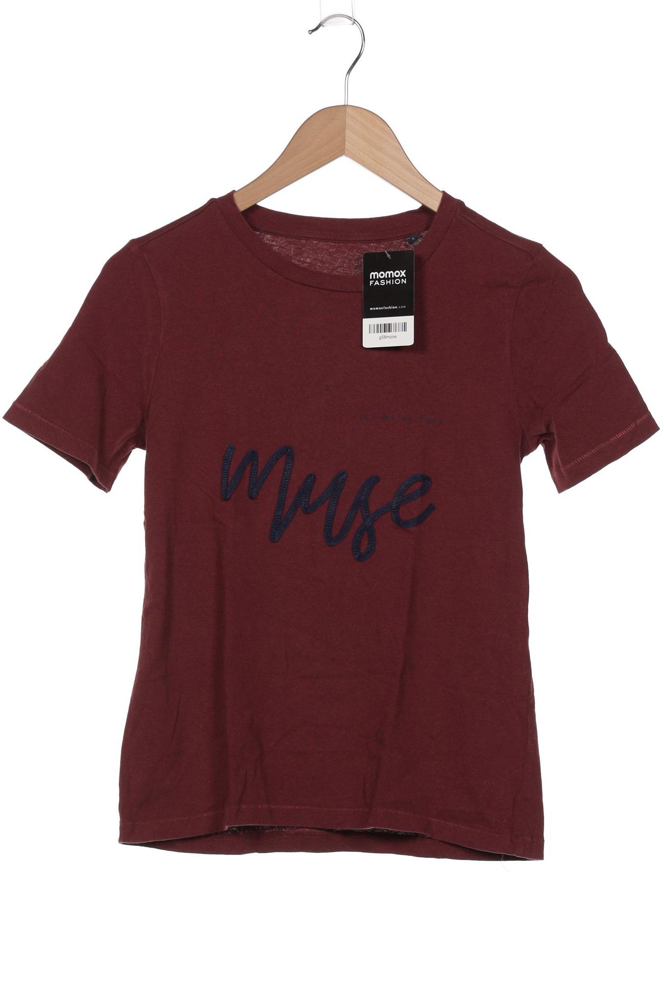 

Marc O Polo Damen T-Shirt, bordeaux, Gr. 36