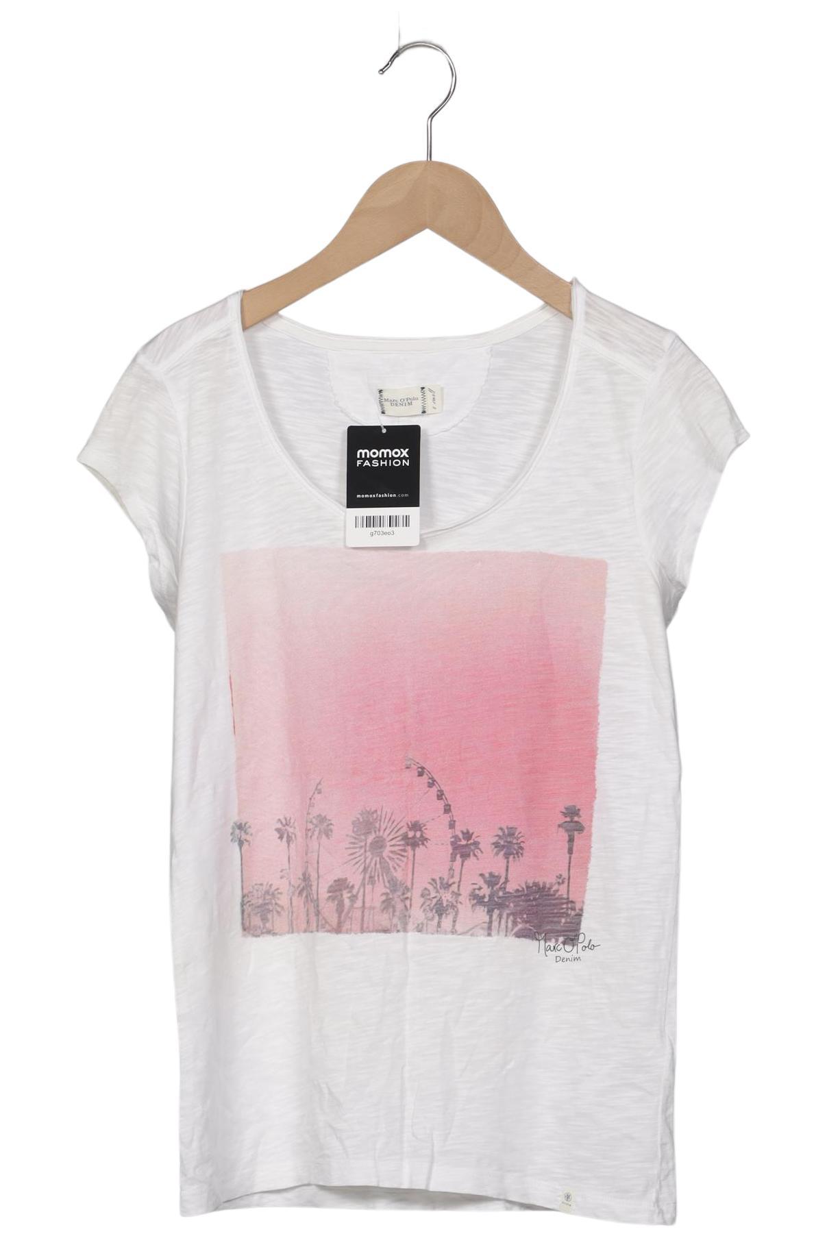 

Marc O Polo Damen T-Shirt, weiß, Gr. 34