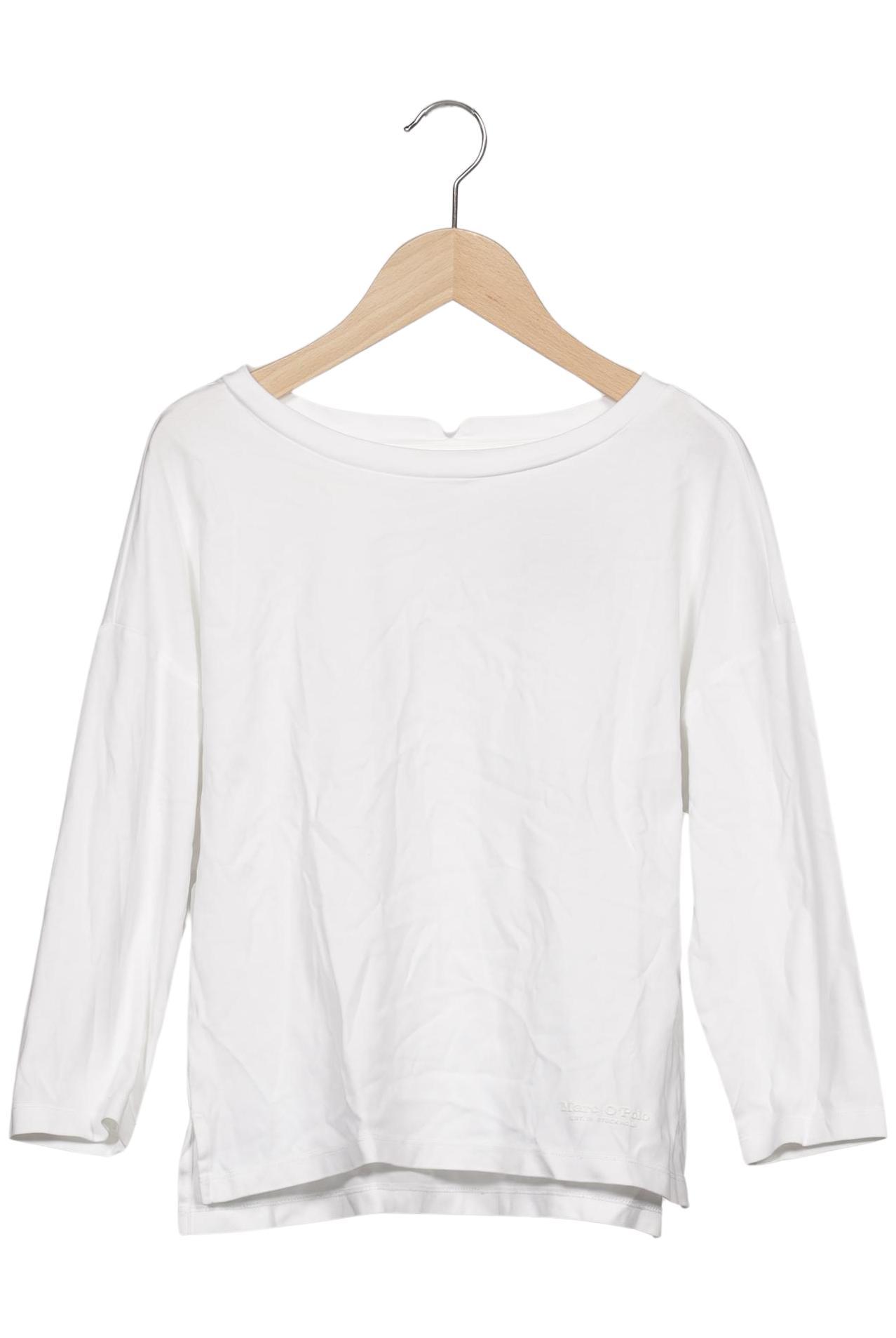 

Marc O Polo Damen Langarmshirt, weiß, Gr. 32